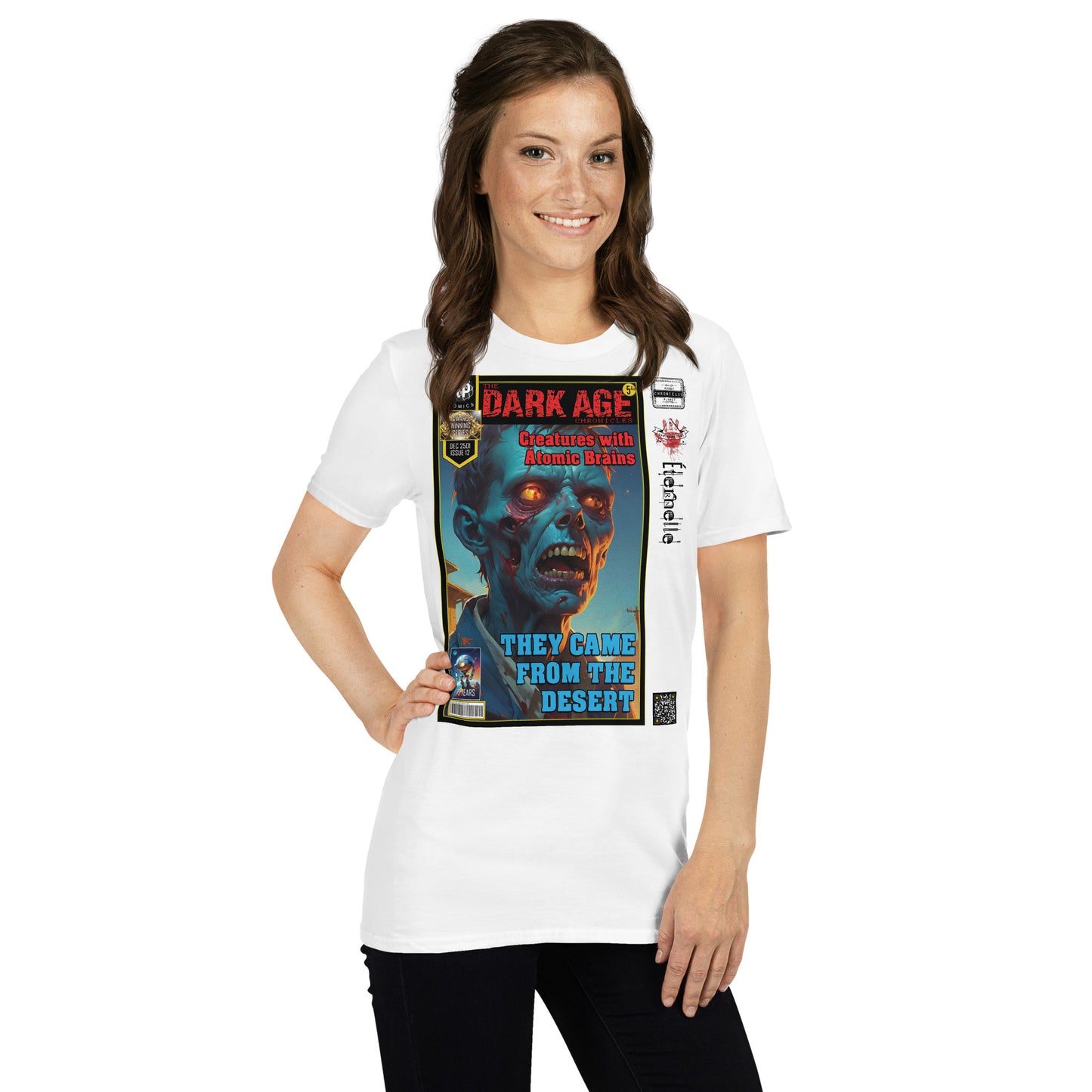 T-Shirt / Tshirt: The Dark Age: Éternelle Comics Dec 2501 Issue 12 - THEY CAME FROM THE DESERT - CREATURES WITH ATOMIC BRAINS