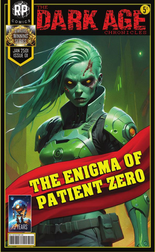 Robot Planet Unisex Hoodie / Hooded Top: The Dark Age: Éternelle Comics January 2501 Issue 01 - THE ENIGMA OF PATIENT ZERO