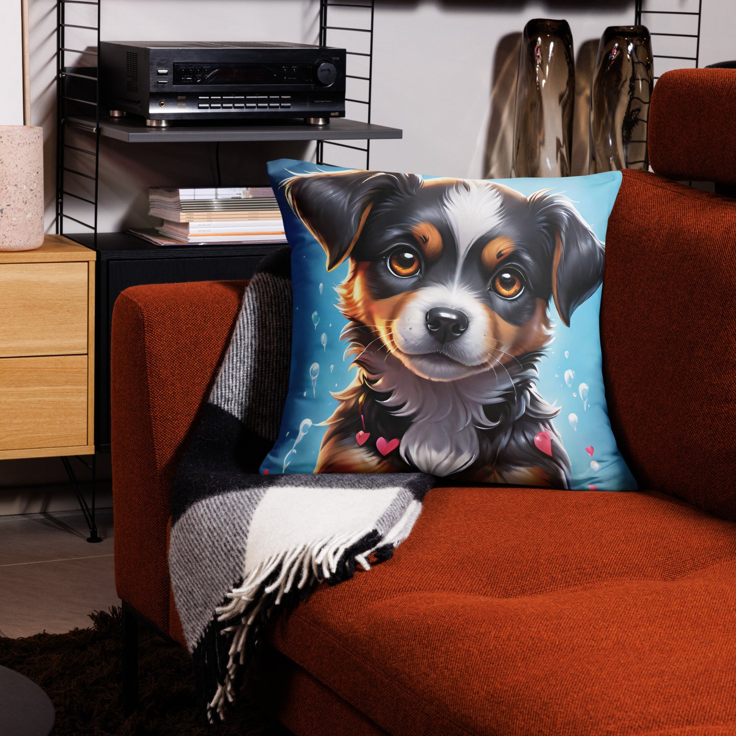 Robot Planet: We love dogs! Cuddle with me Pillowcase (Pillow Case ONLY). #003