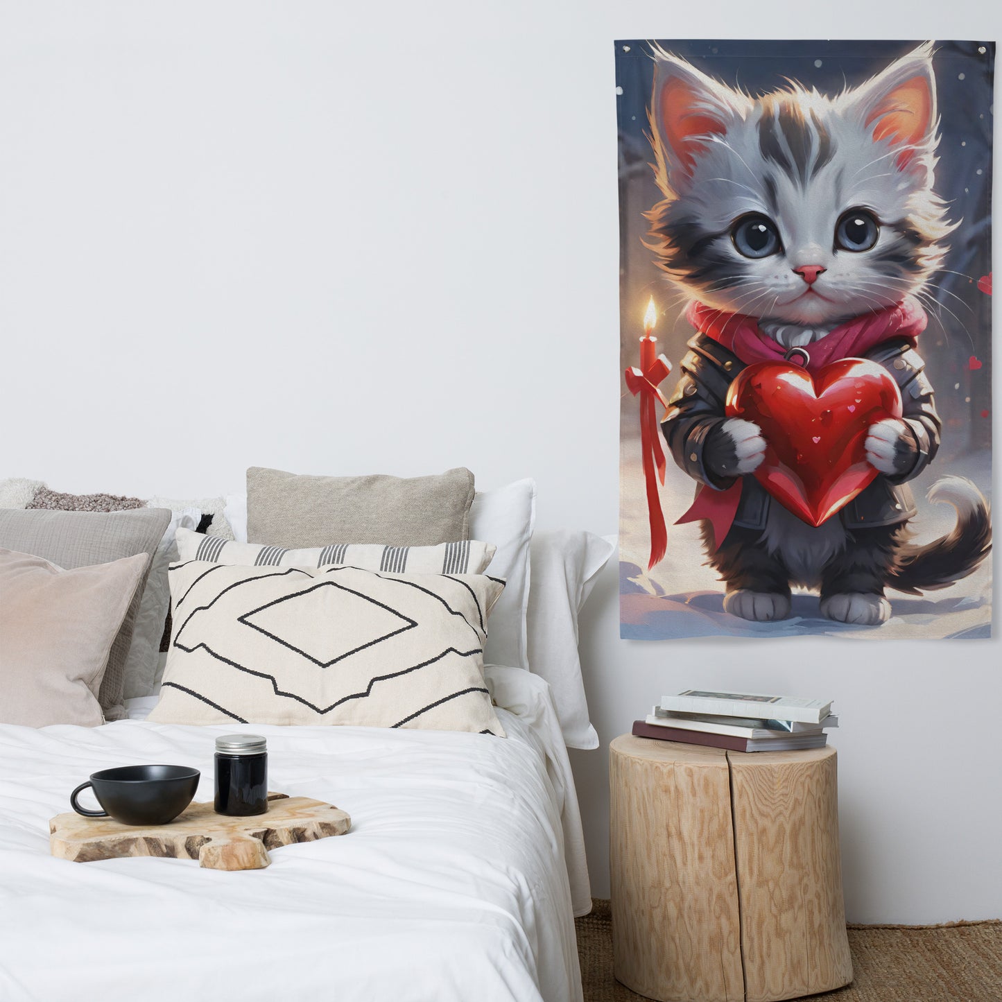 FLAG: Kitty Hearts - Snowbell