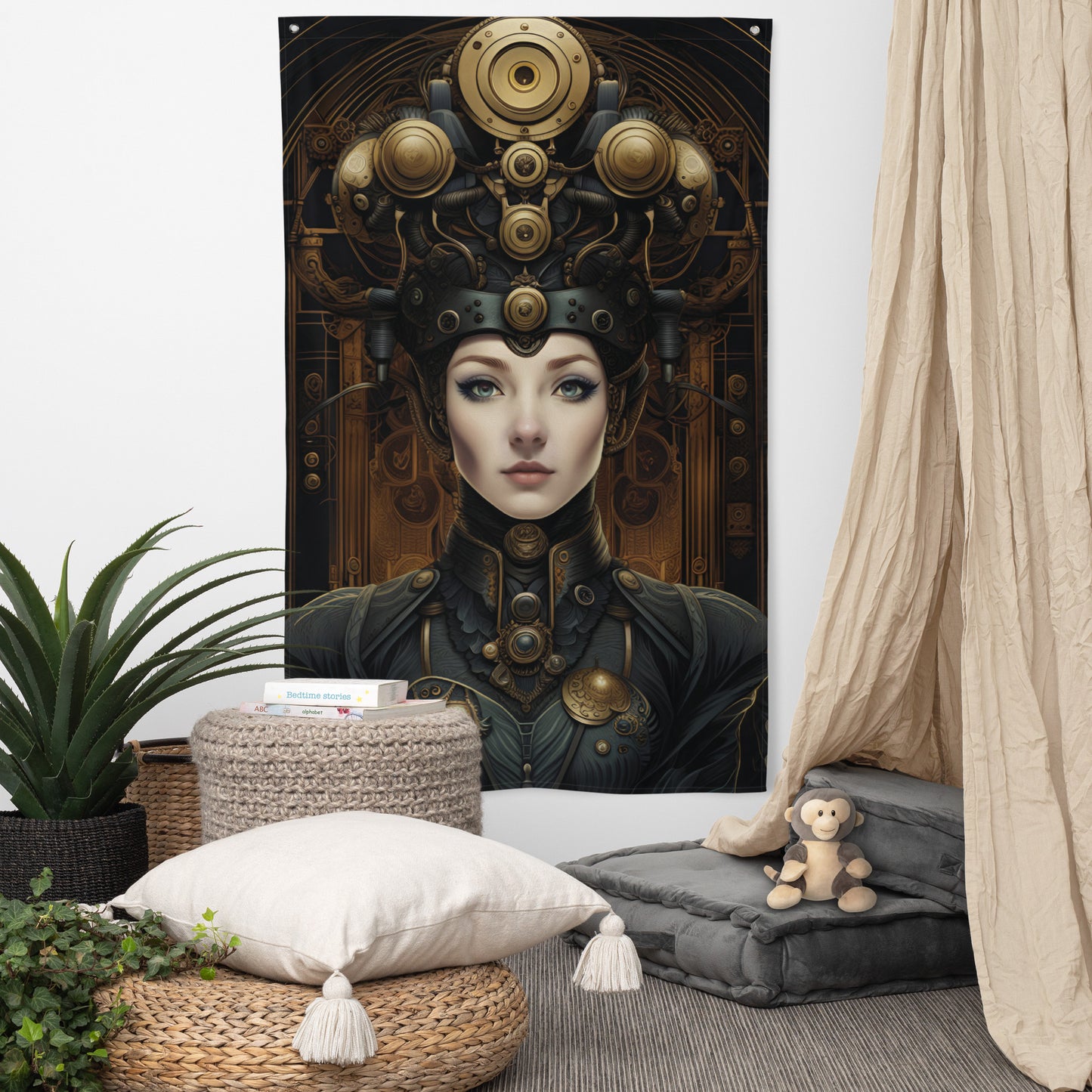 FLAG: Steampunk Timeless Tapestry: Ciba