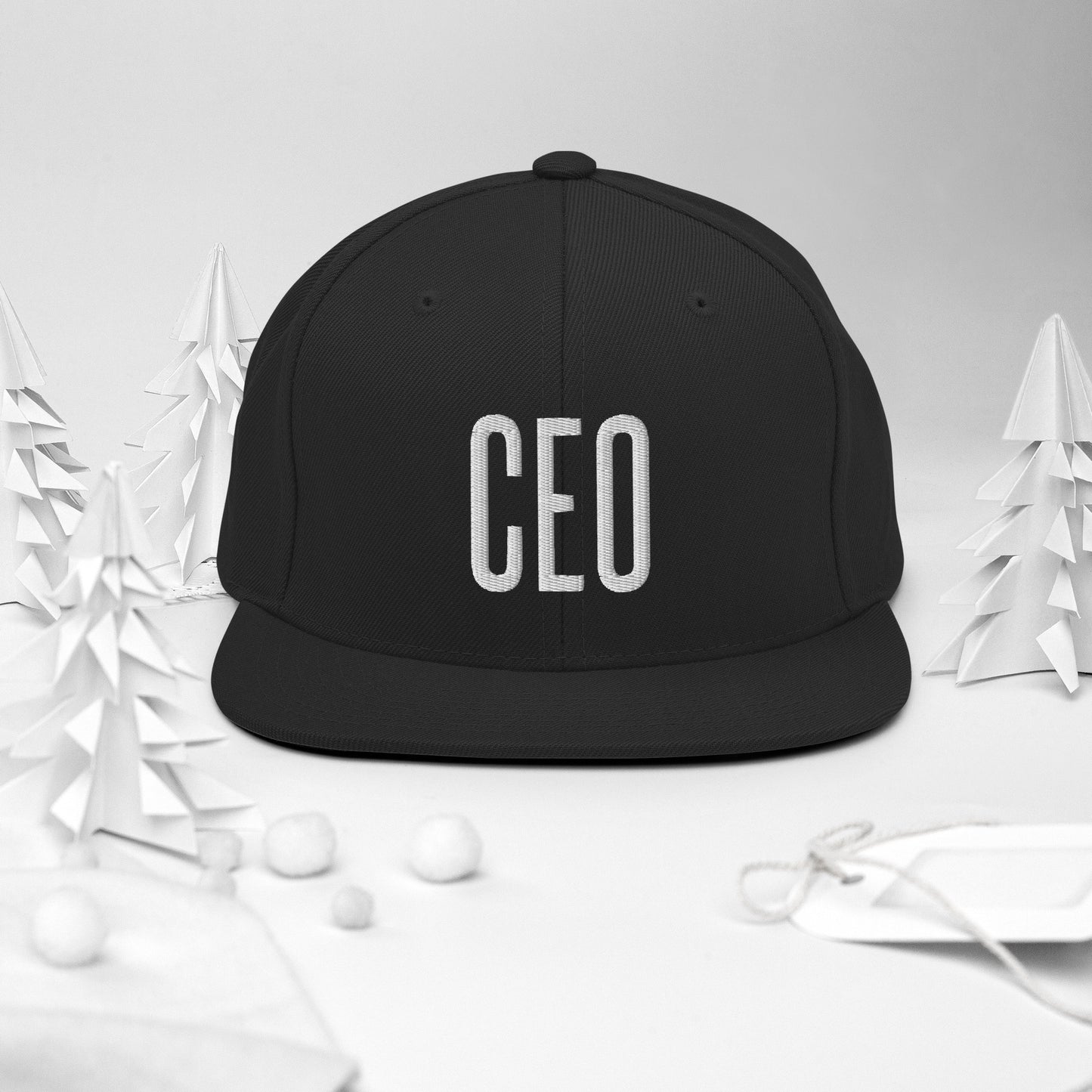 Embroidered Careers Cap: CEO