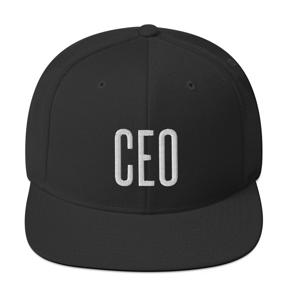 Embroidered Careers Cap: CEO