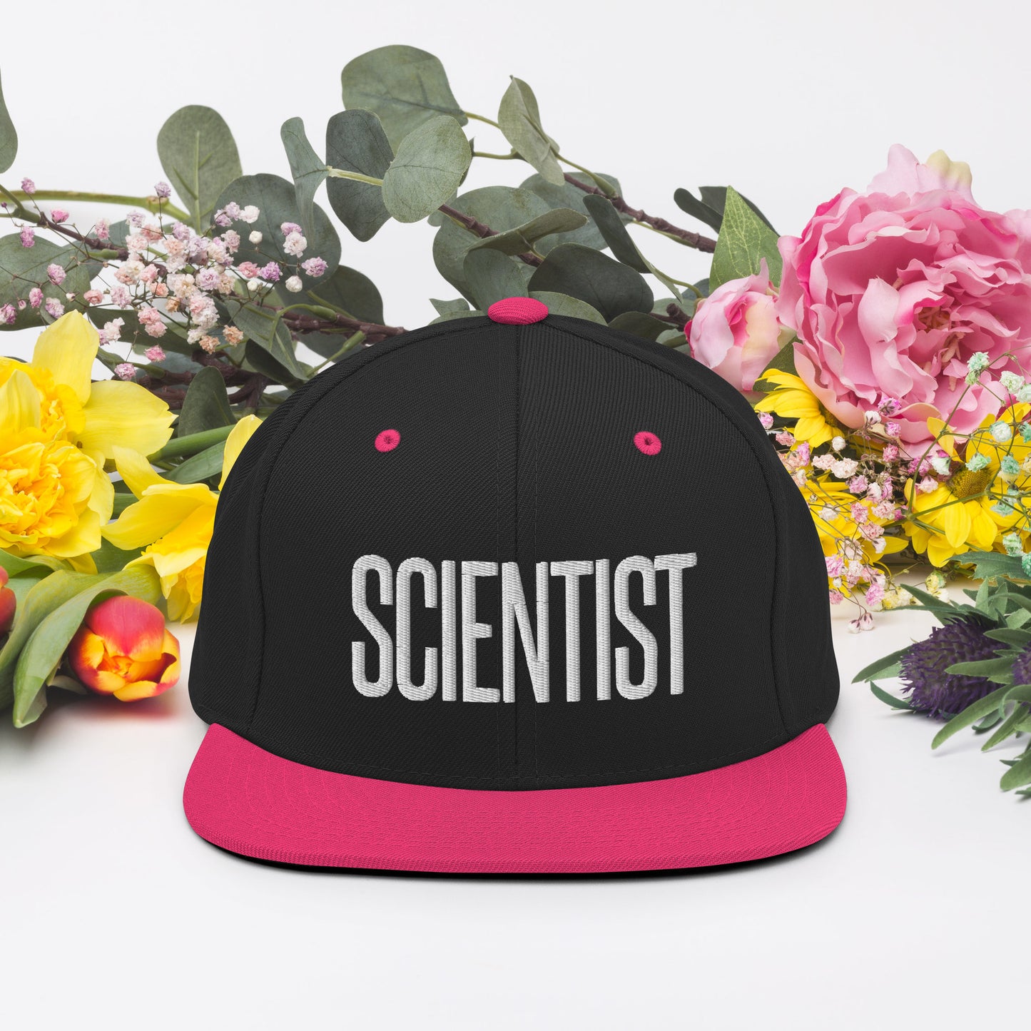 Embroidered Careers Cap: SCIENTIST