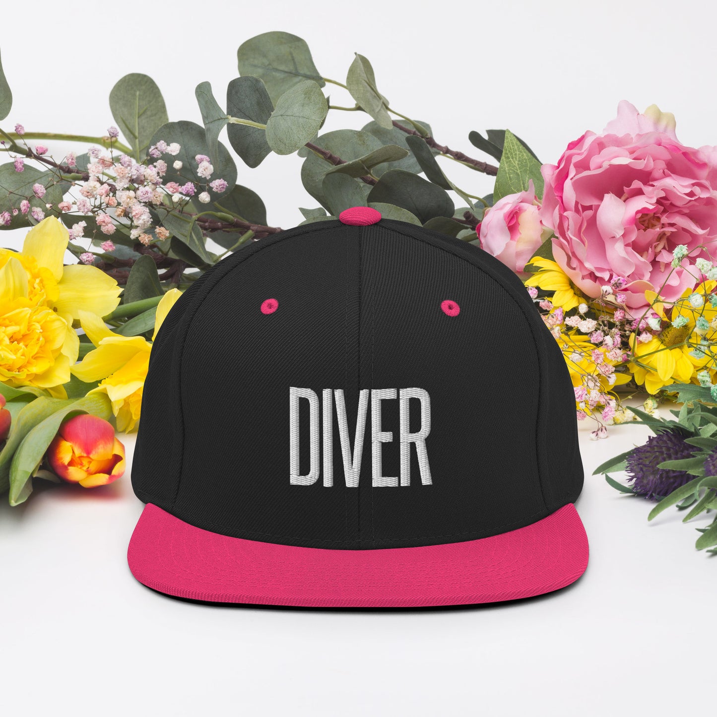 Embroidered Careers Cap: DIVER