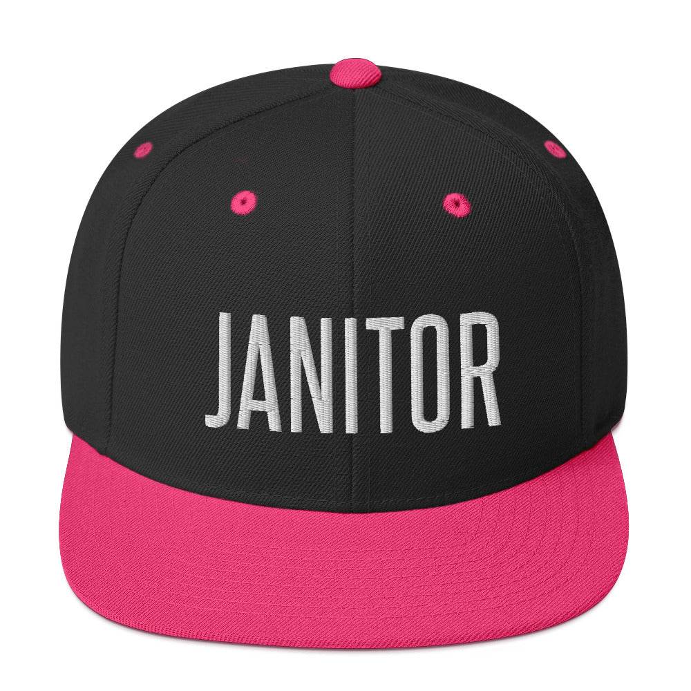 Embroidered Careers Cap: JANITOR