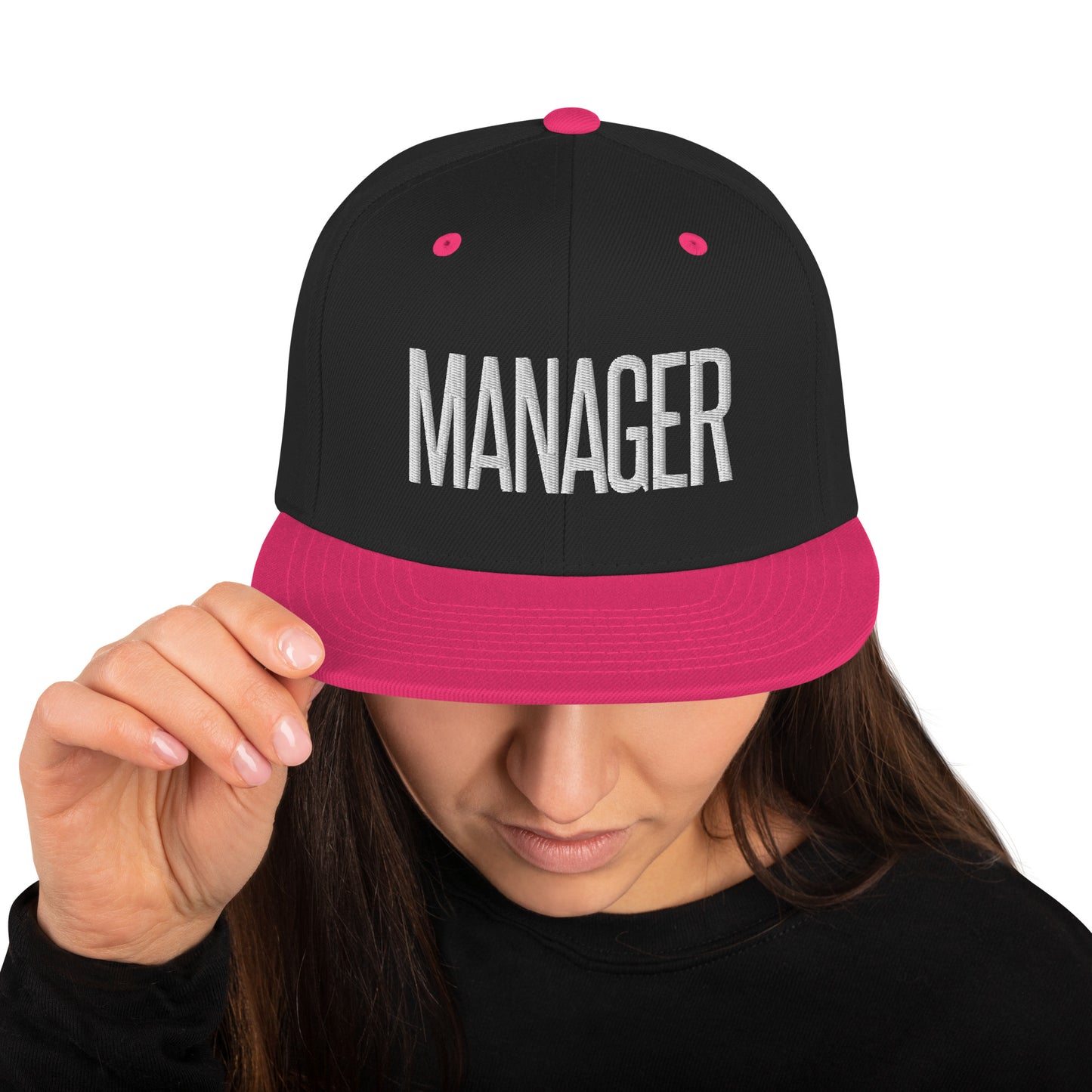 Embroidered Careers Cap: MANAGER