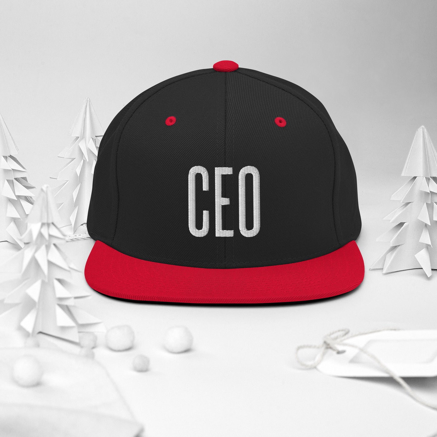 Embroidered Careers Cap: CEO