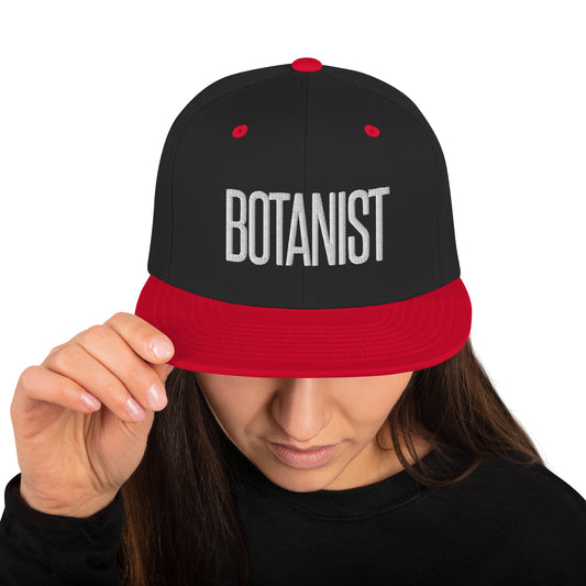 Embroidered Careers Cap: BOTANIST