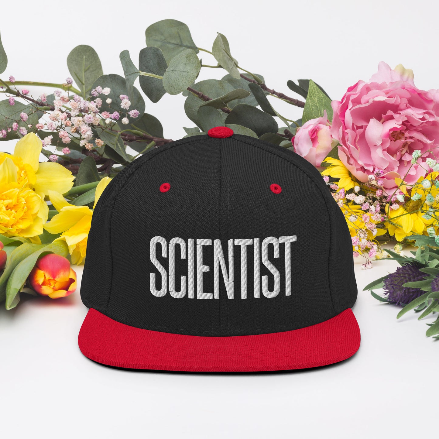 Embroidered Careers Cap: SCIENTIST