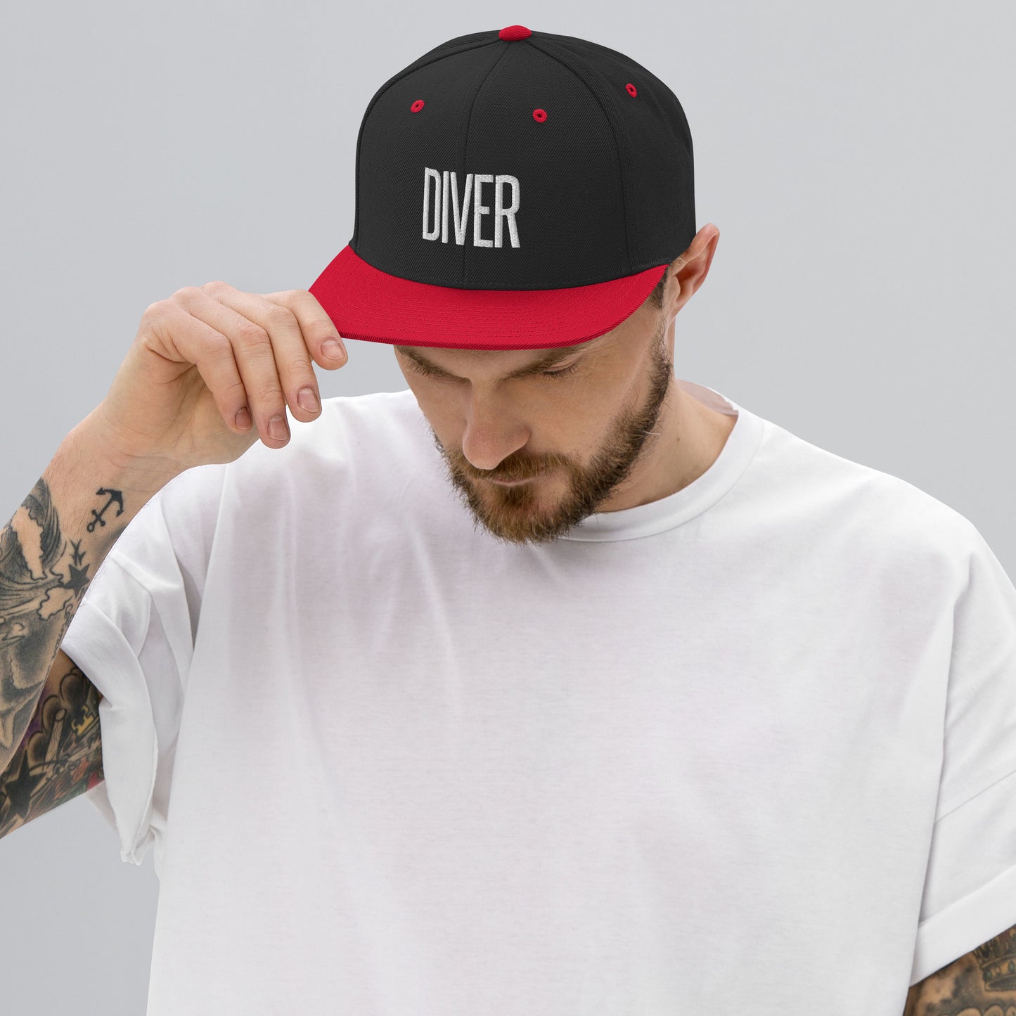 Embroidered Careers Cap: DIVER