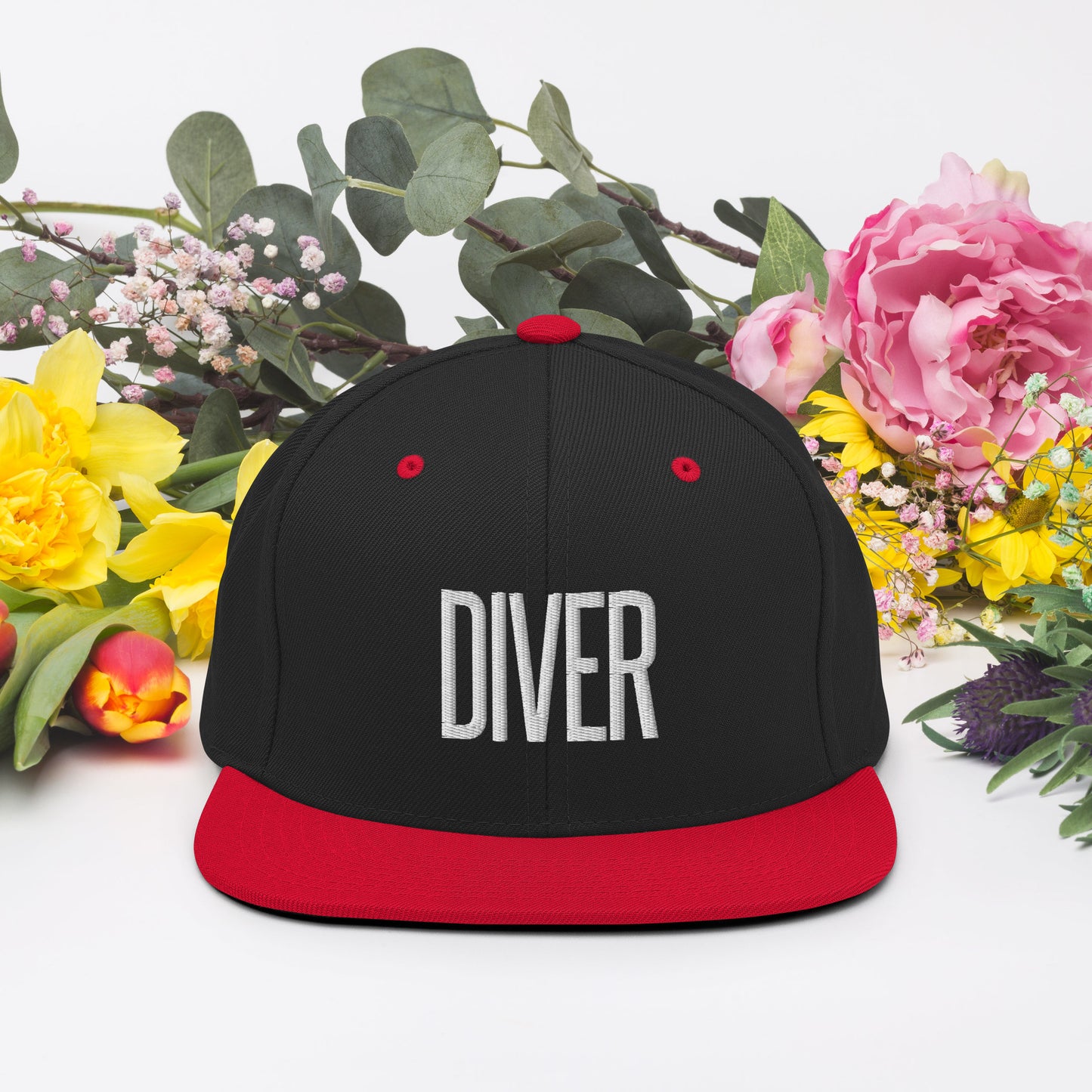 Embroidered Careers Cap: DIVER