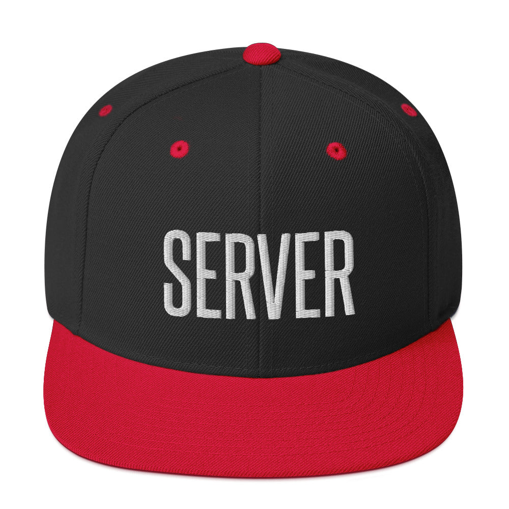 Embroidered Careers Cap: SERVER