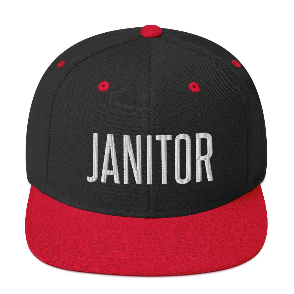 Embroidered Careers Cap: JANITOR