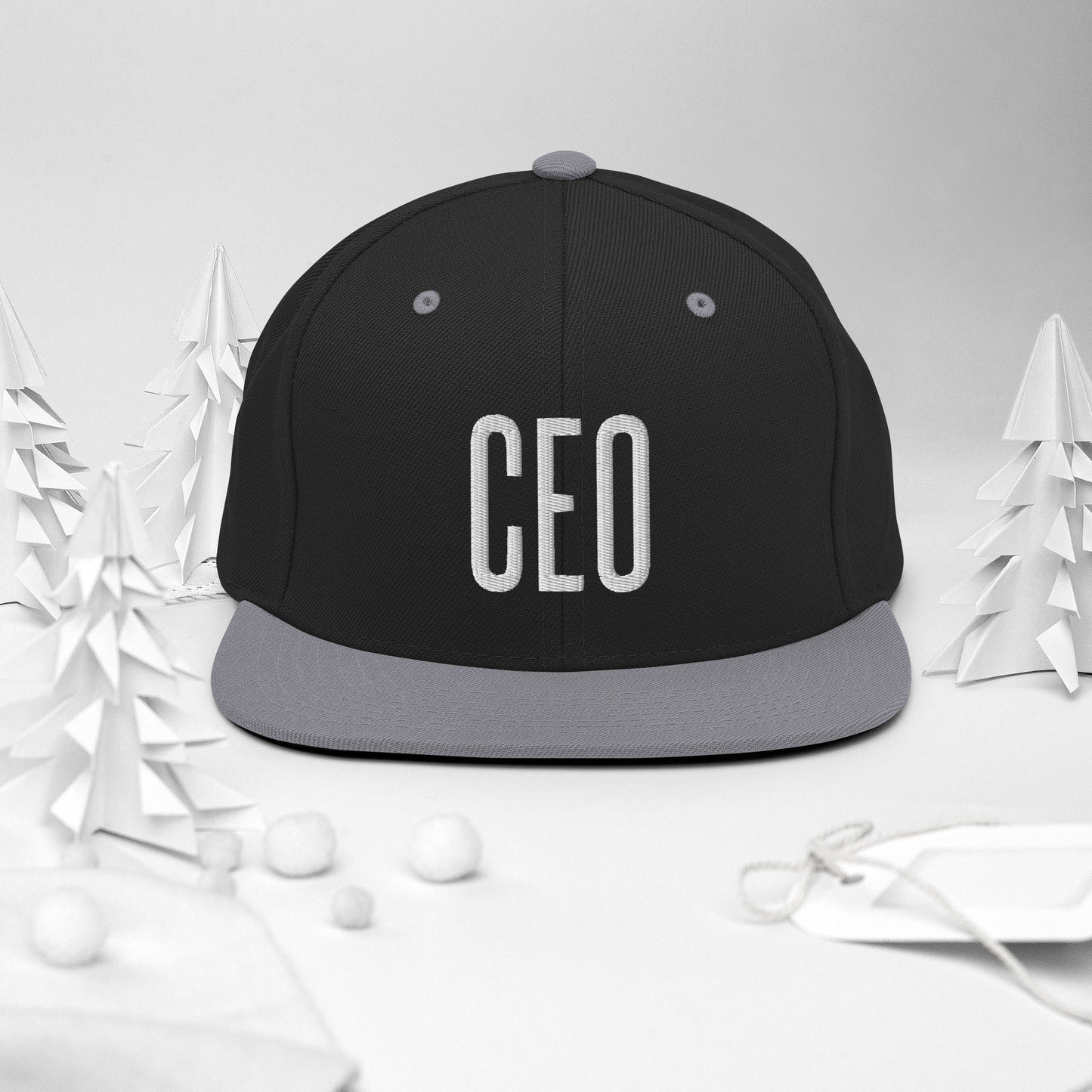 Embroidered Careers Cap: CEO