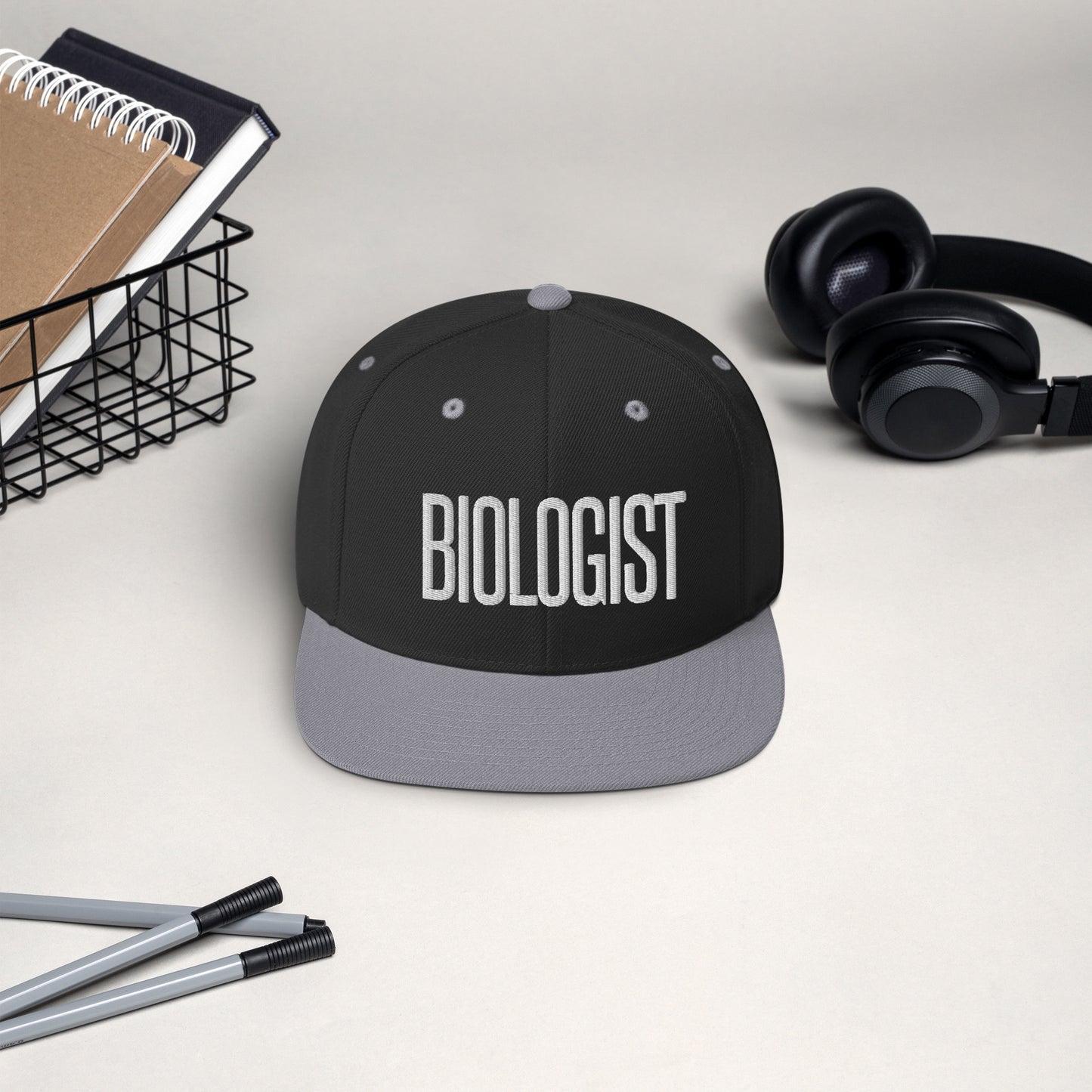 Embroidered Careers Cap: BIOLOGIST