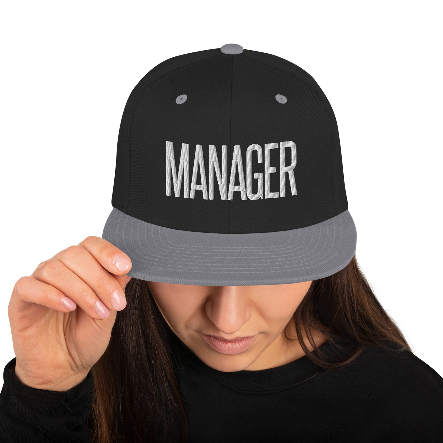 Embroidered Careers Cap: MANAGER