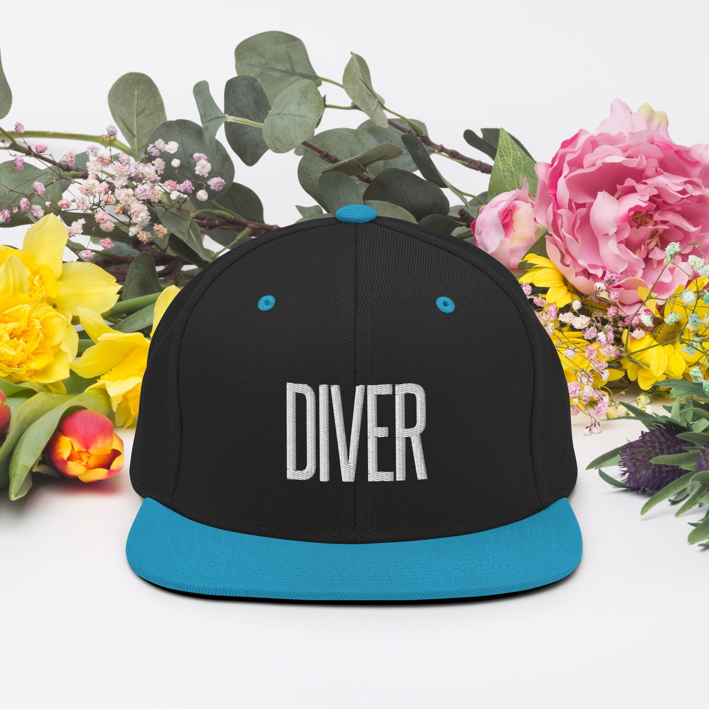 Embroidered Careers Cap: DIVER