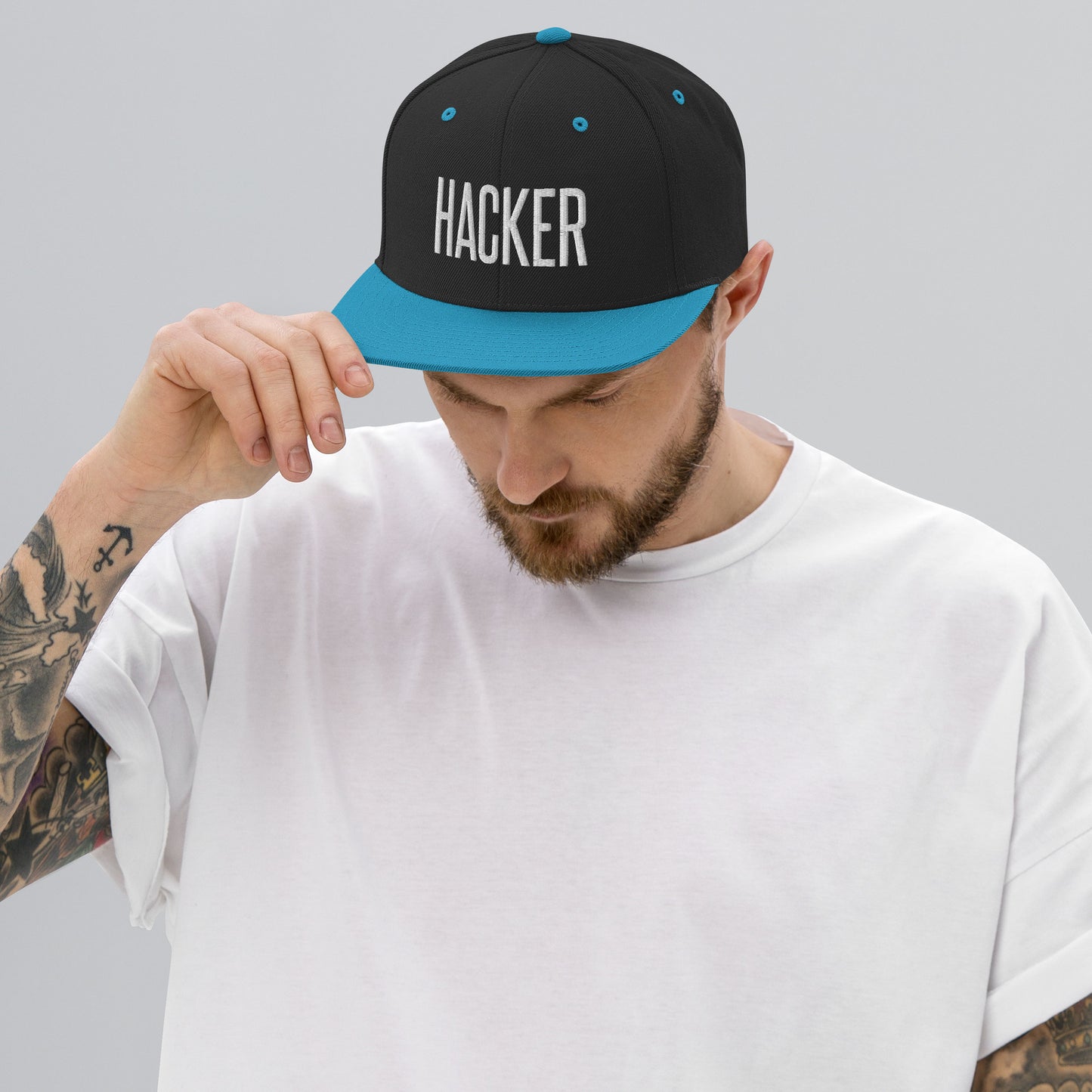 Embroidered Careers Cap: HACKER