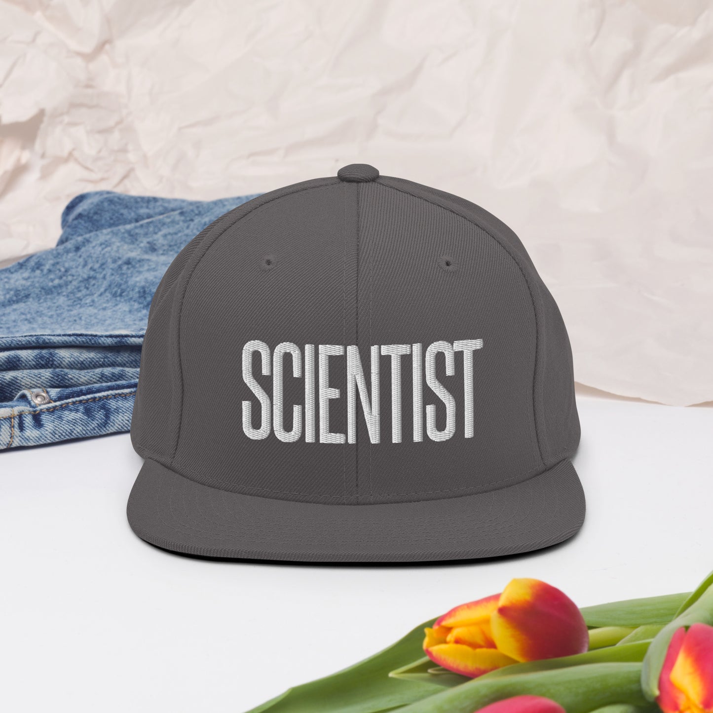 Embroidered Careers Cap: SCIENTIST