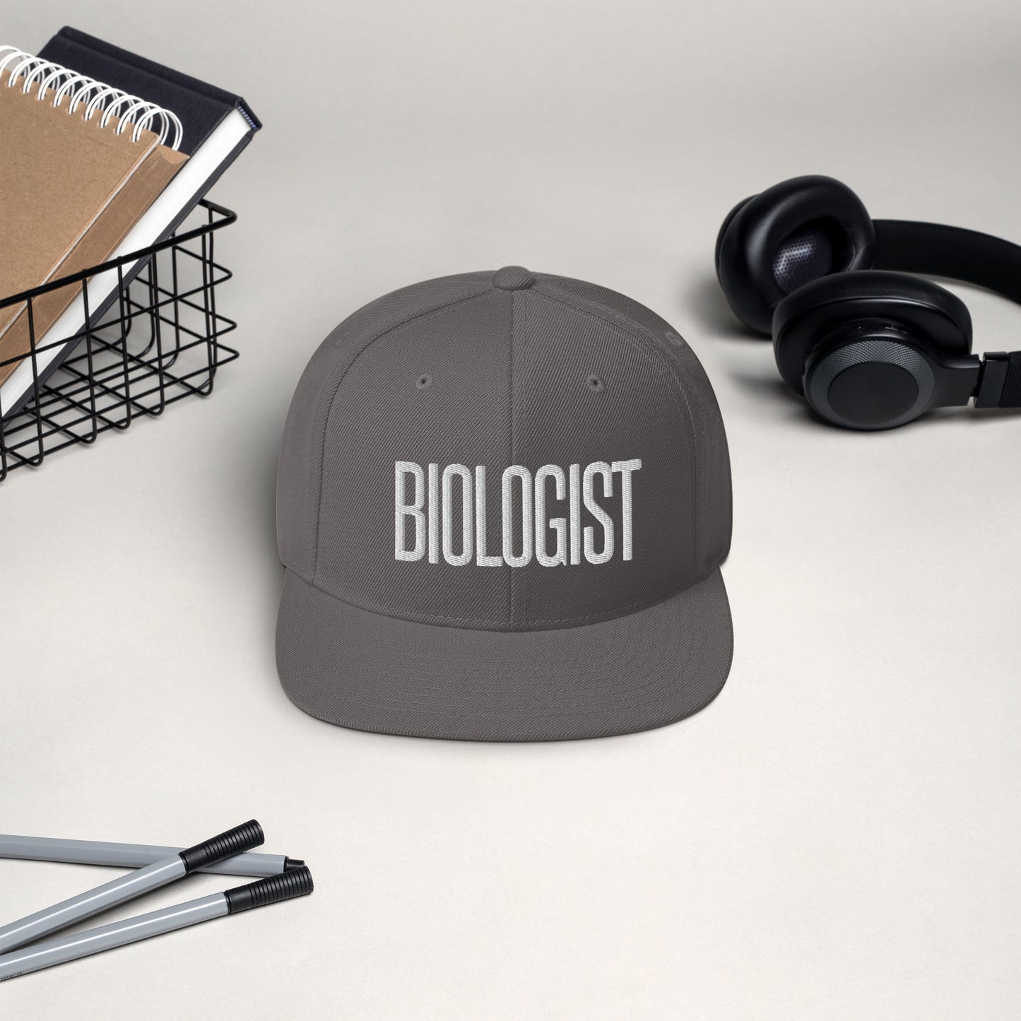 Embroidered Careers Cap: BIOLOGIST