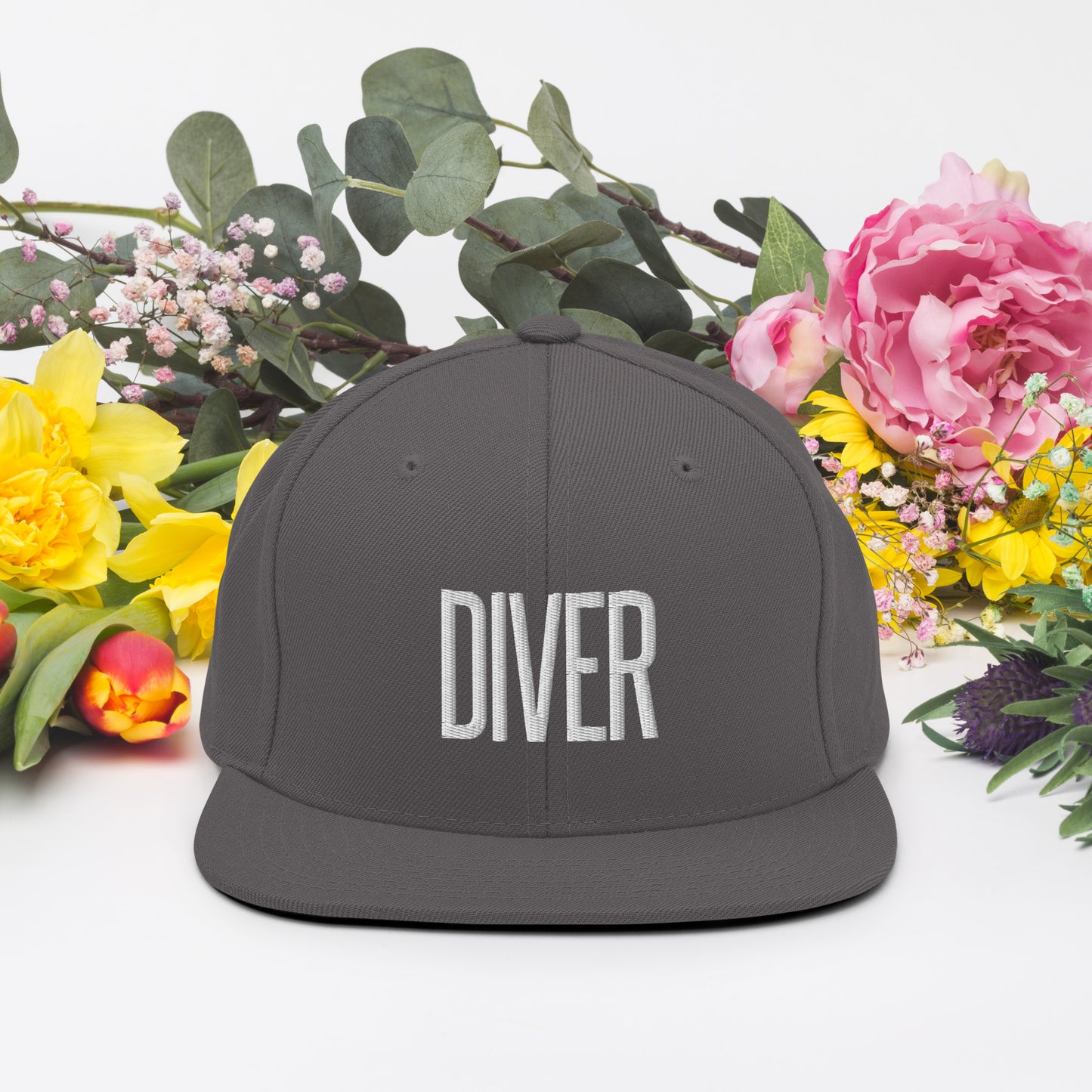 Embroidered Careers Cap: DIVER