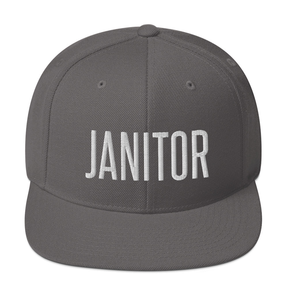 Embroidered Careers Cap: JANITOR