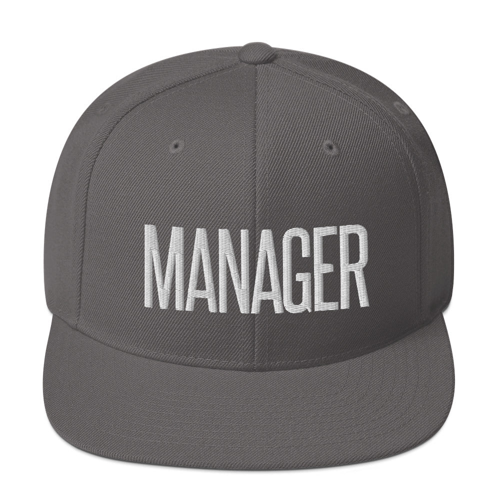 Embroidered Careers Cap: MANAGER