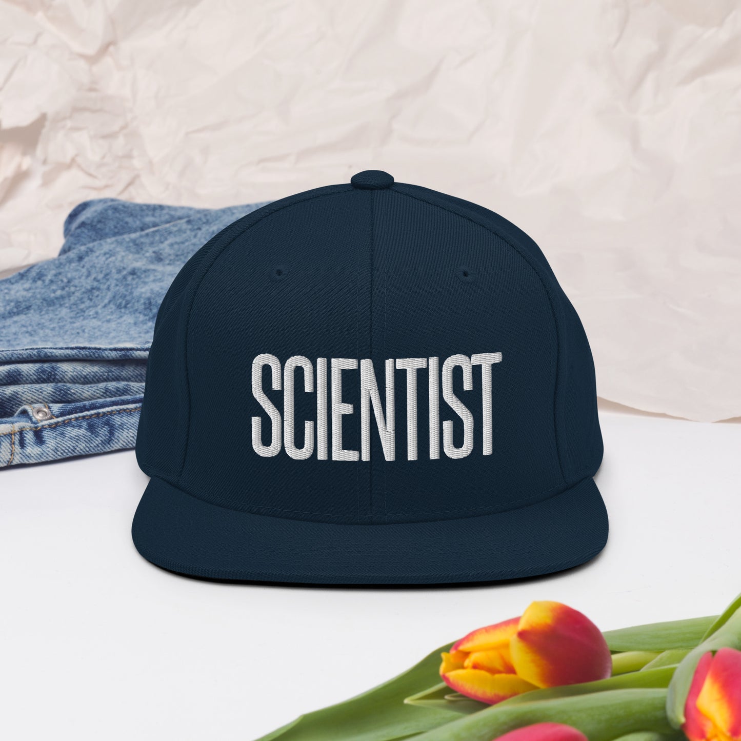 Embroidered Careers Cap: SCIENTIST