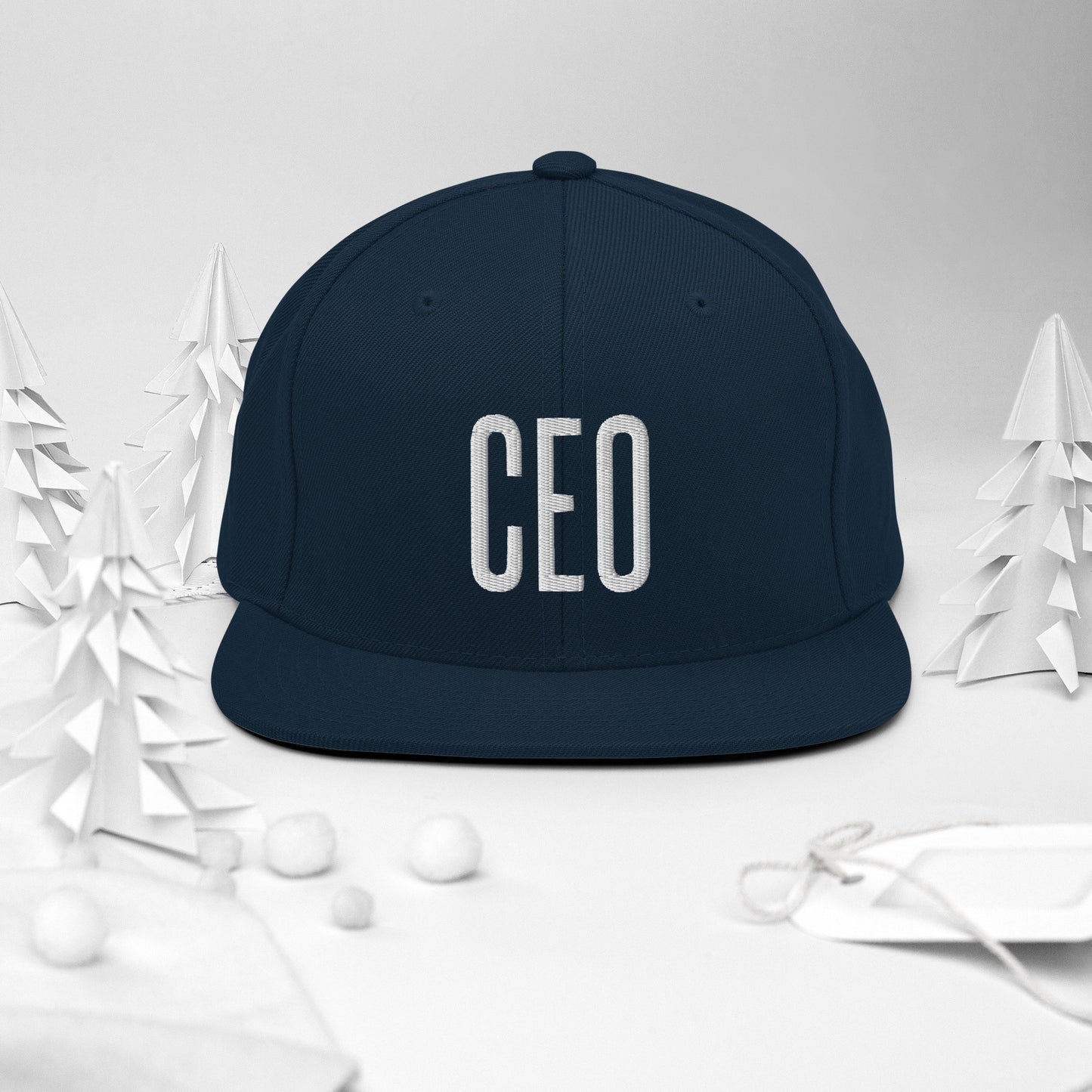 Embroidered Careers Cap: CEO