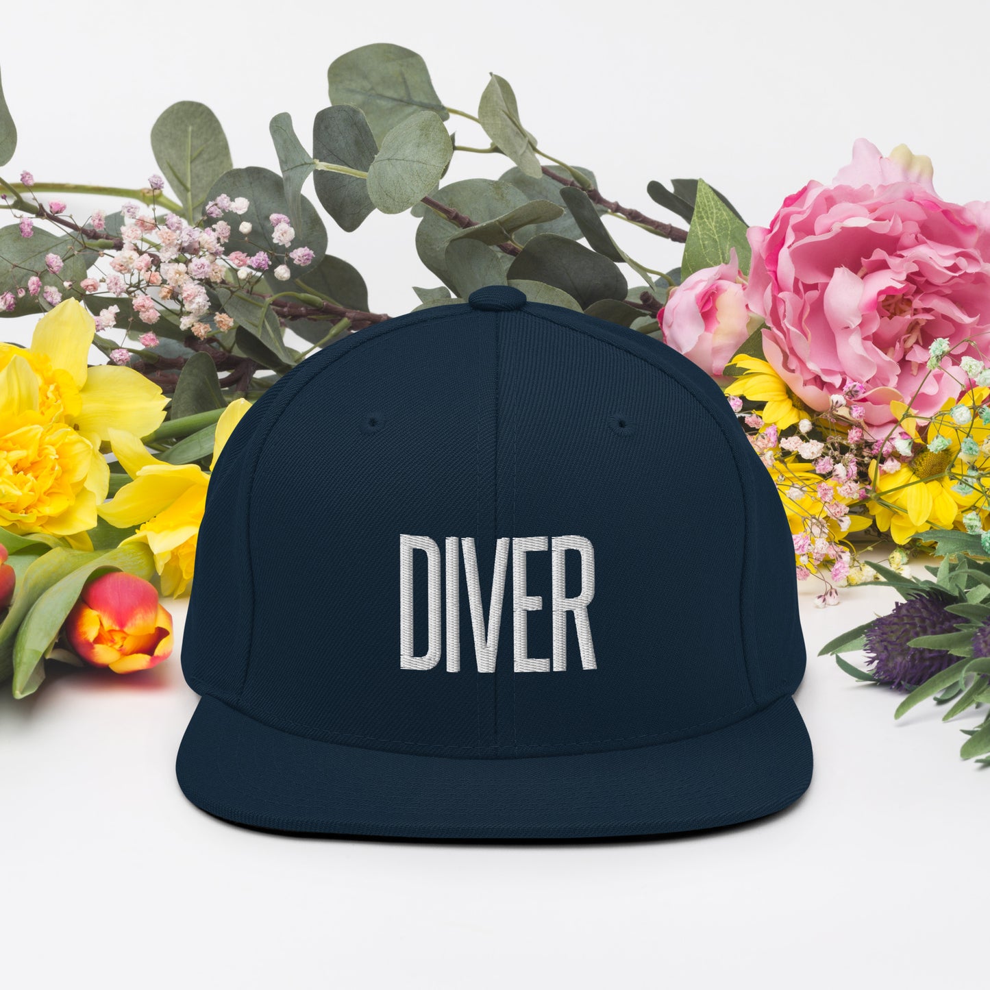 Embroidered Careers Cap: DIVER