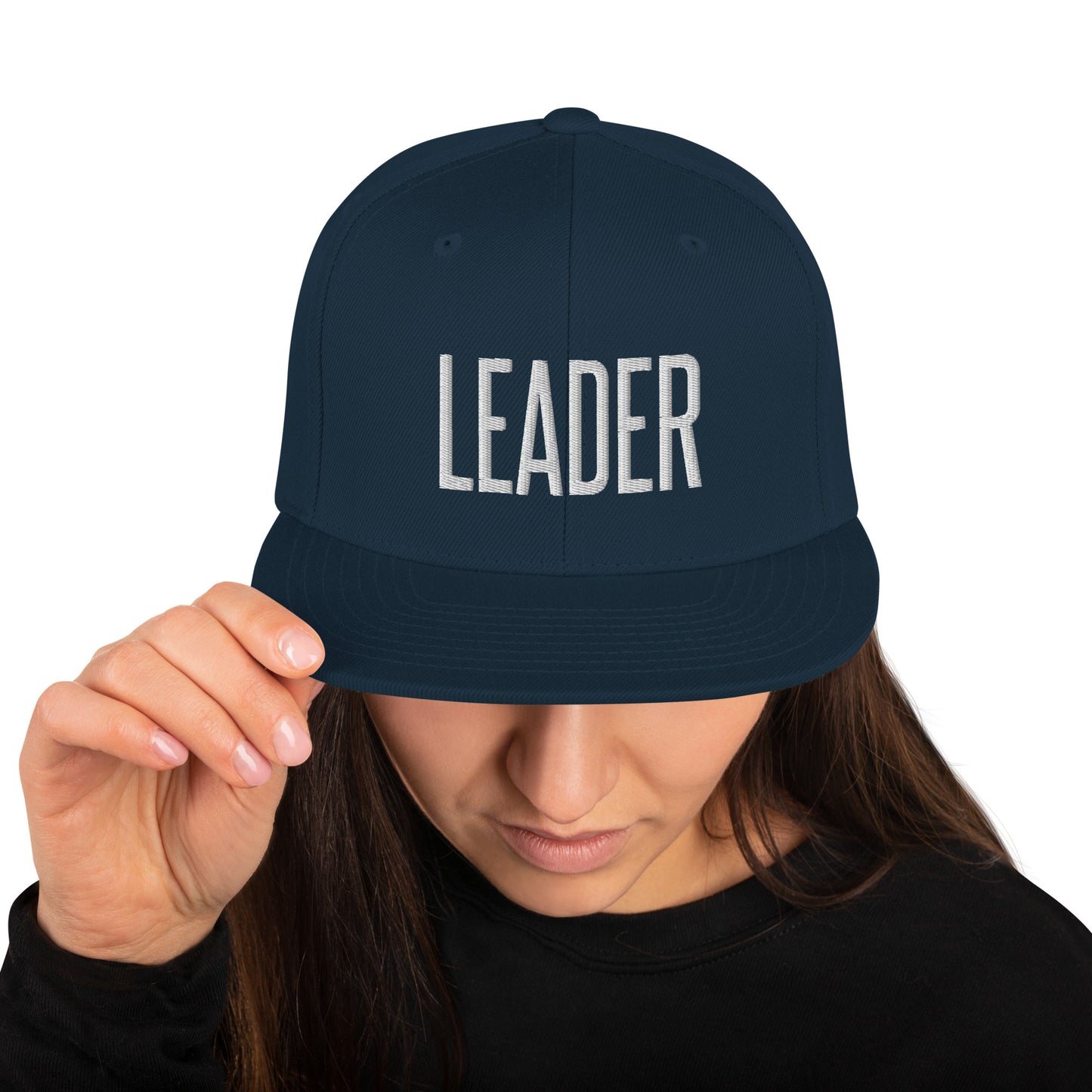 Embroidered Careers Cap: LEADER