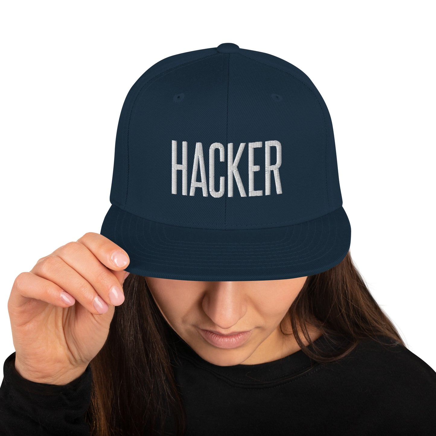 Embroidered Careers Cap: HACKER