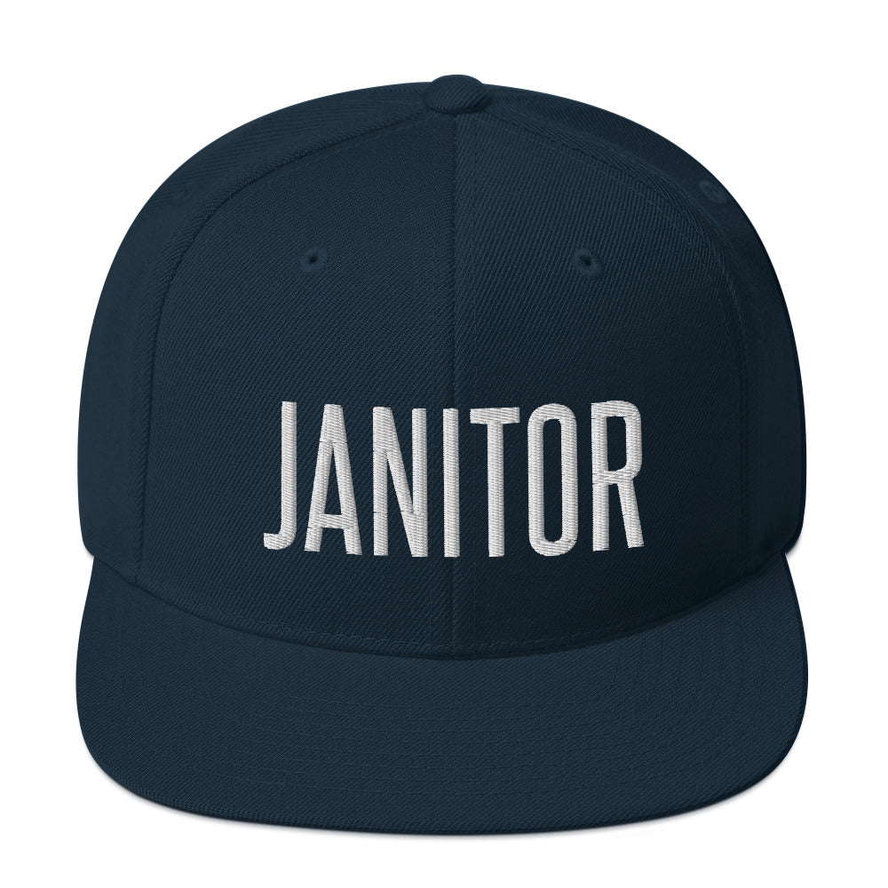 Embroidered Careers Cap: JANITOR