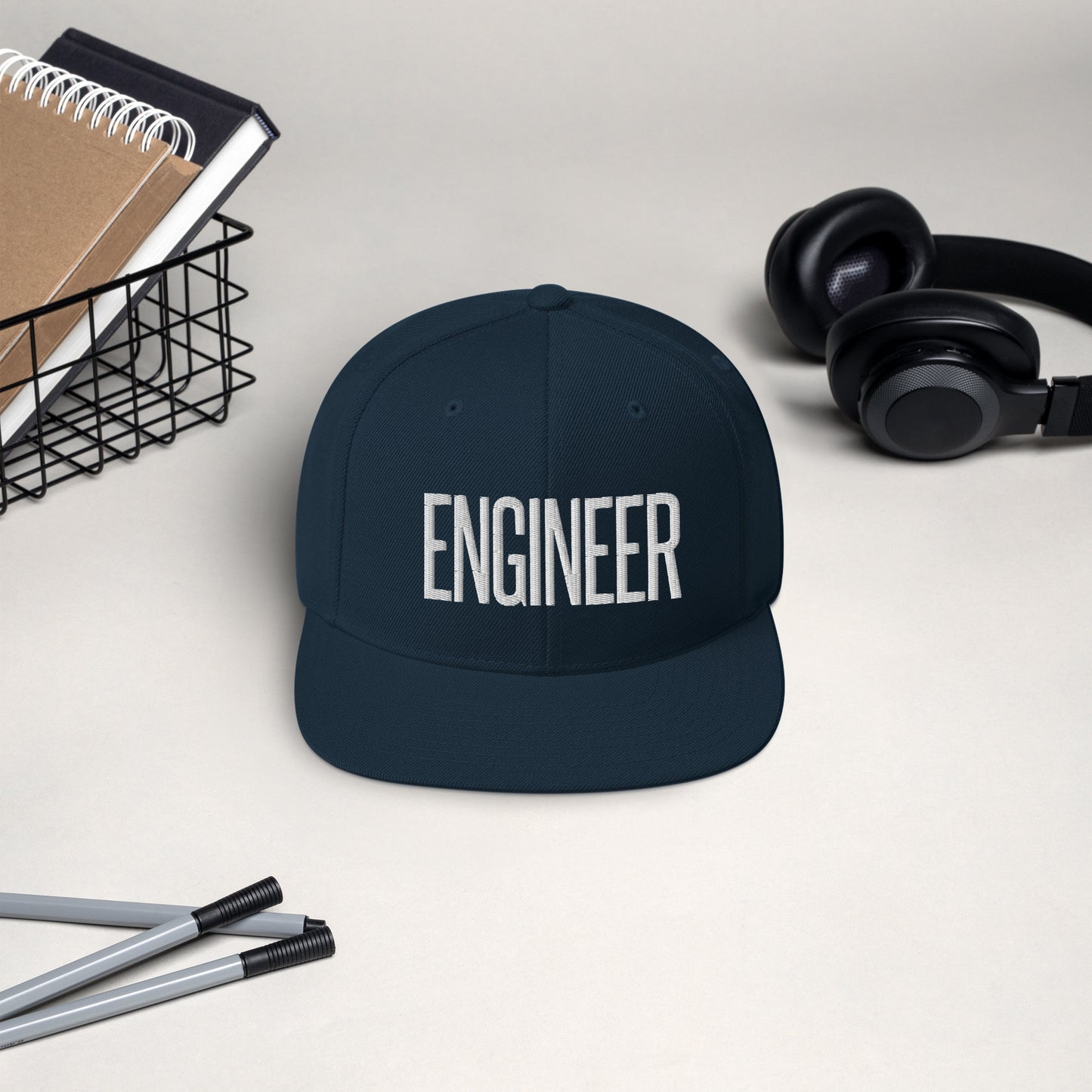 Embroidered Careers Cap: ENGINEER