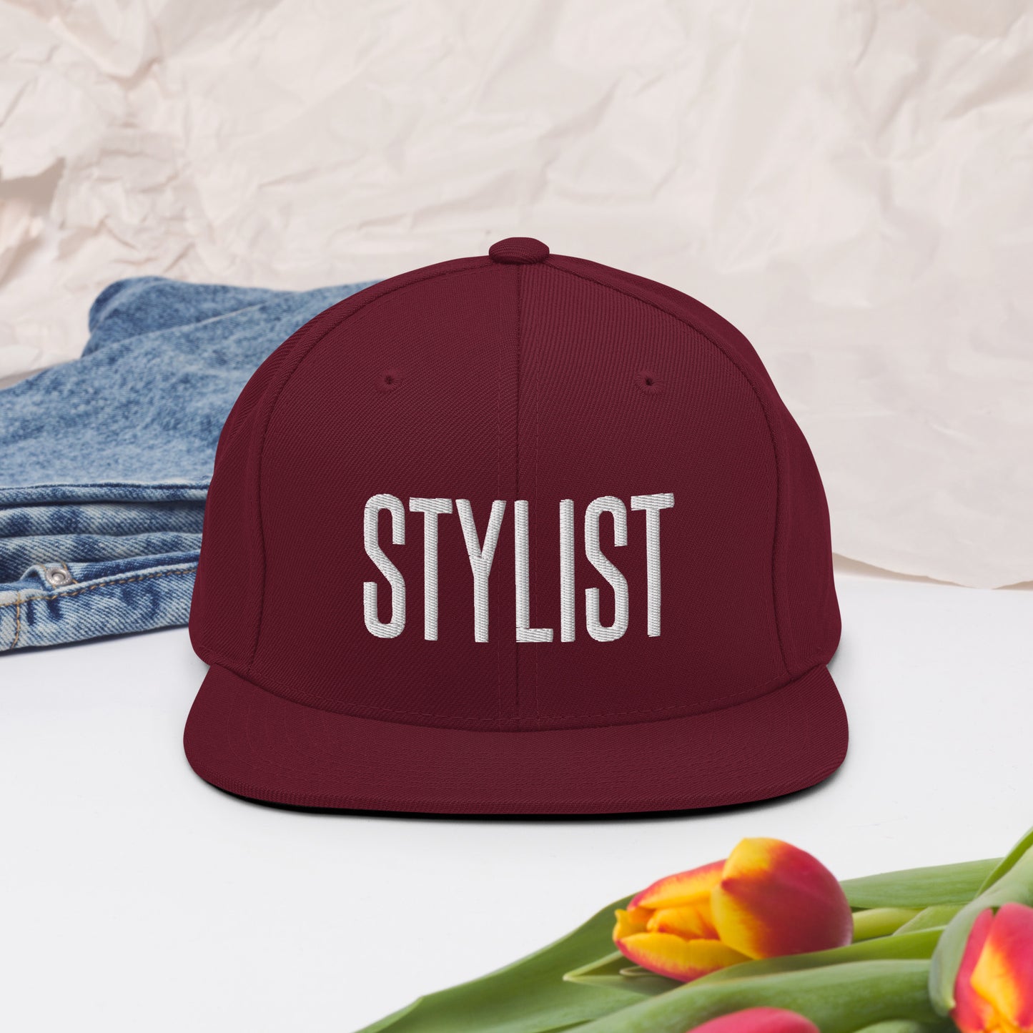 Embroidered Careers Cap: STYLIST