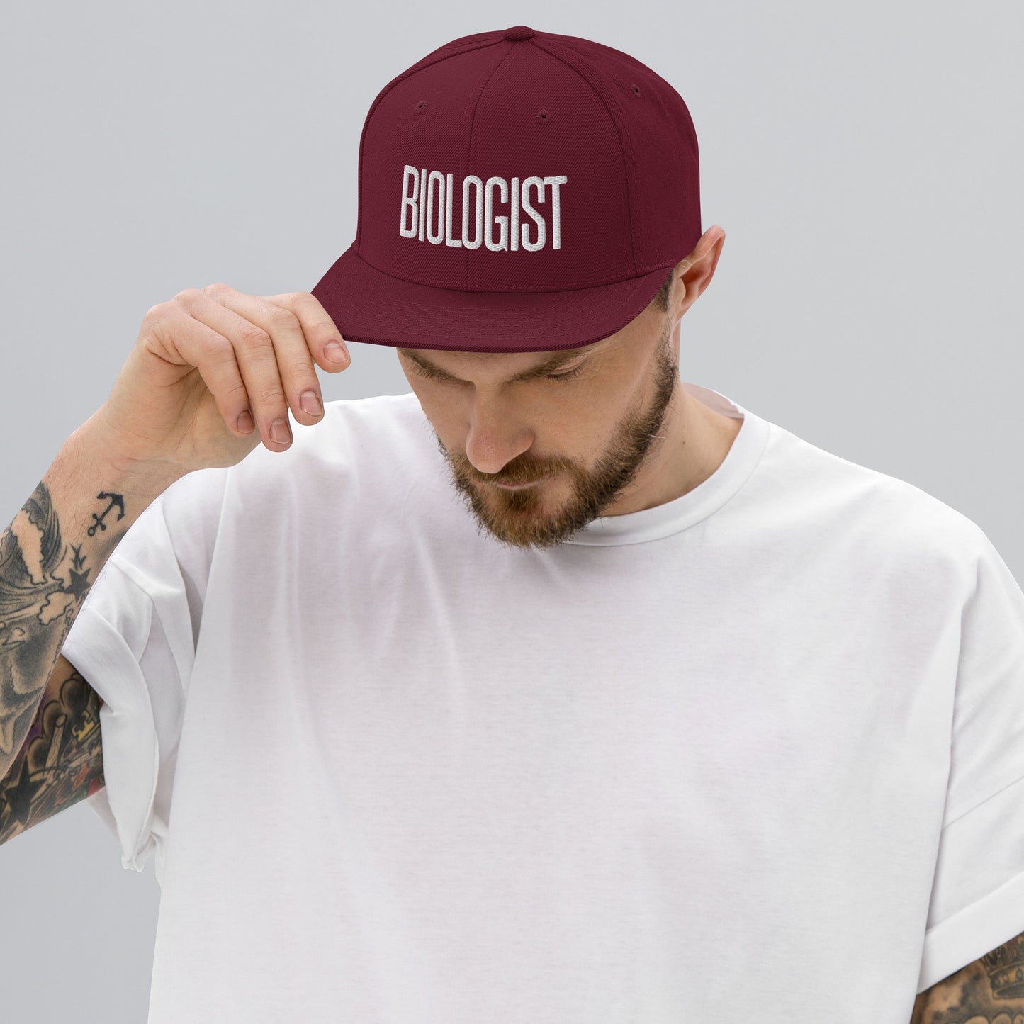 Embroidered Careers Cap: BIOLOGIST