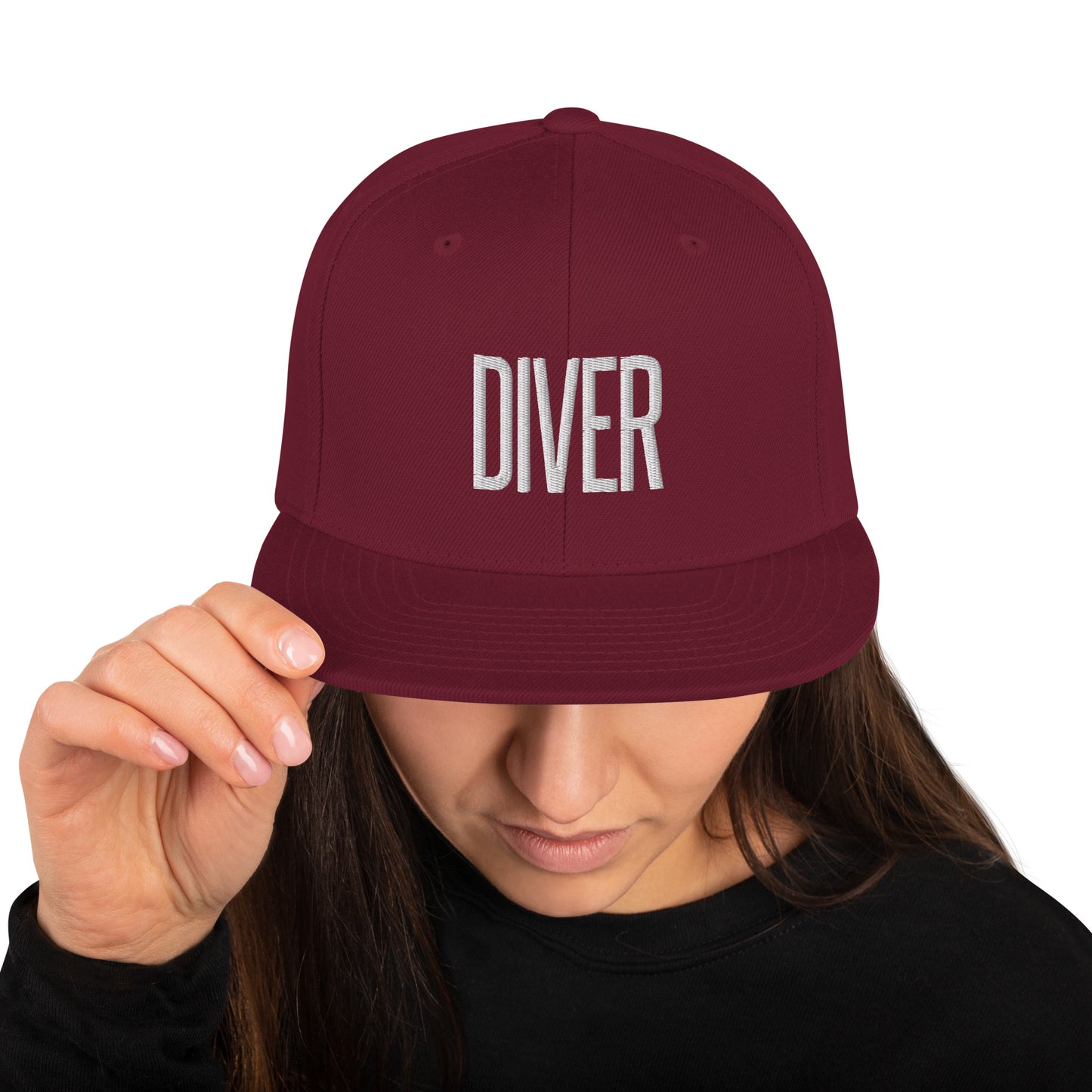 Embroidered Careers Cap: DIVER