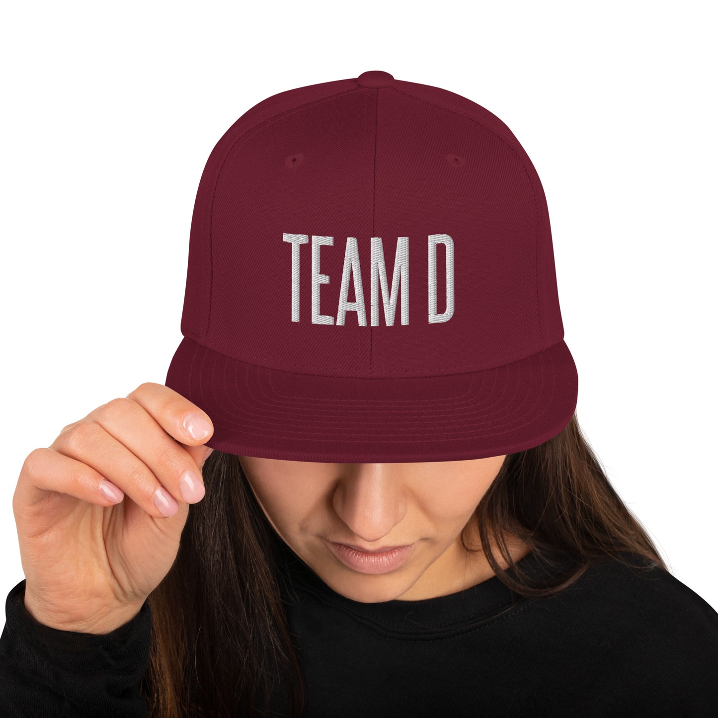 Embroidered Careers Cap: TEAM D