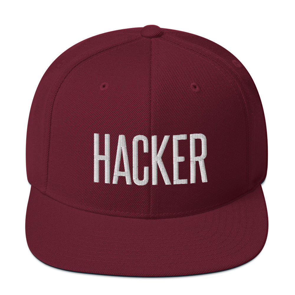 Embroidered Careers Cap: HACKER