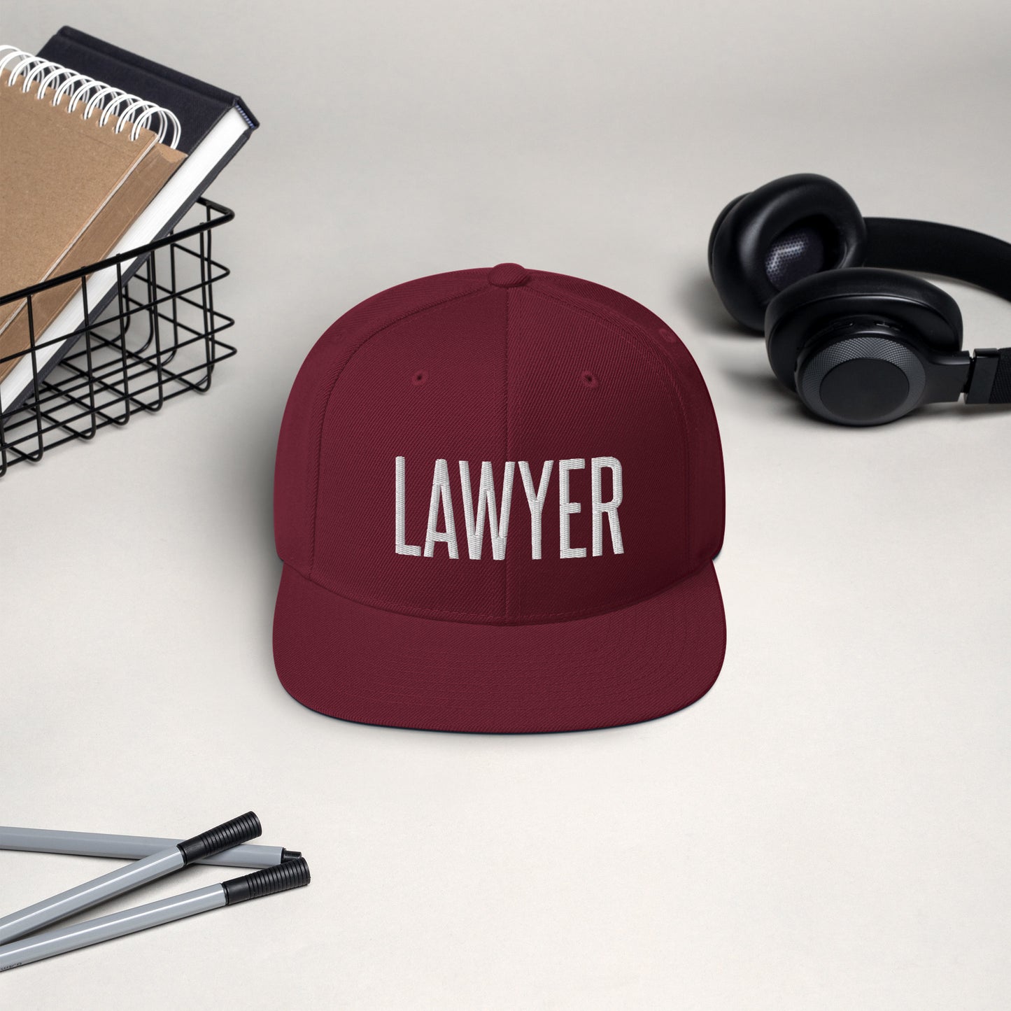 Embroidered Careers Cap: LAWYER