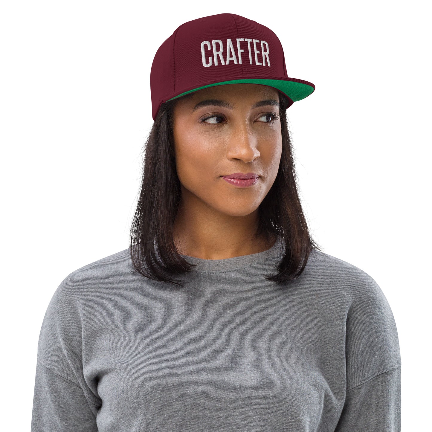 Embroidered Careers Cap: CRAFTER