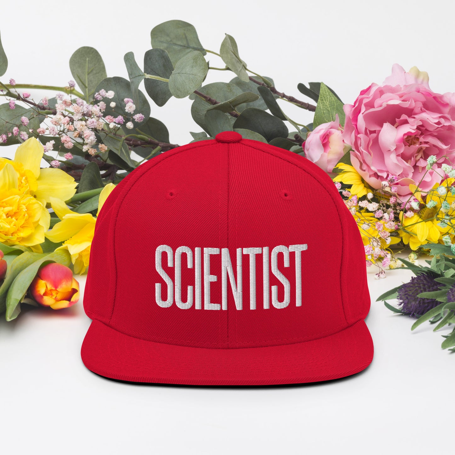 Embroidered Careers Cap: SCIENTIST