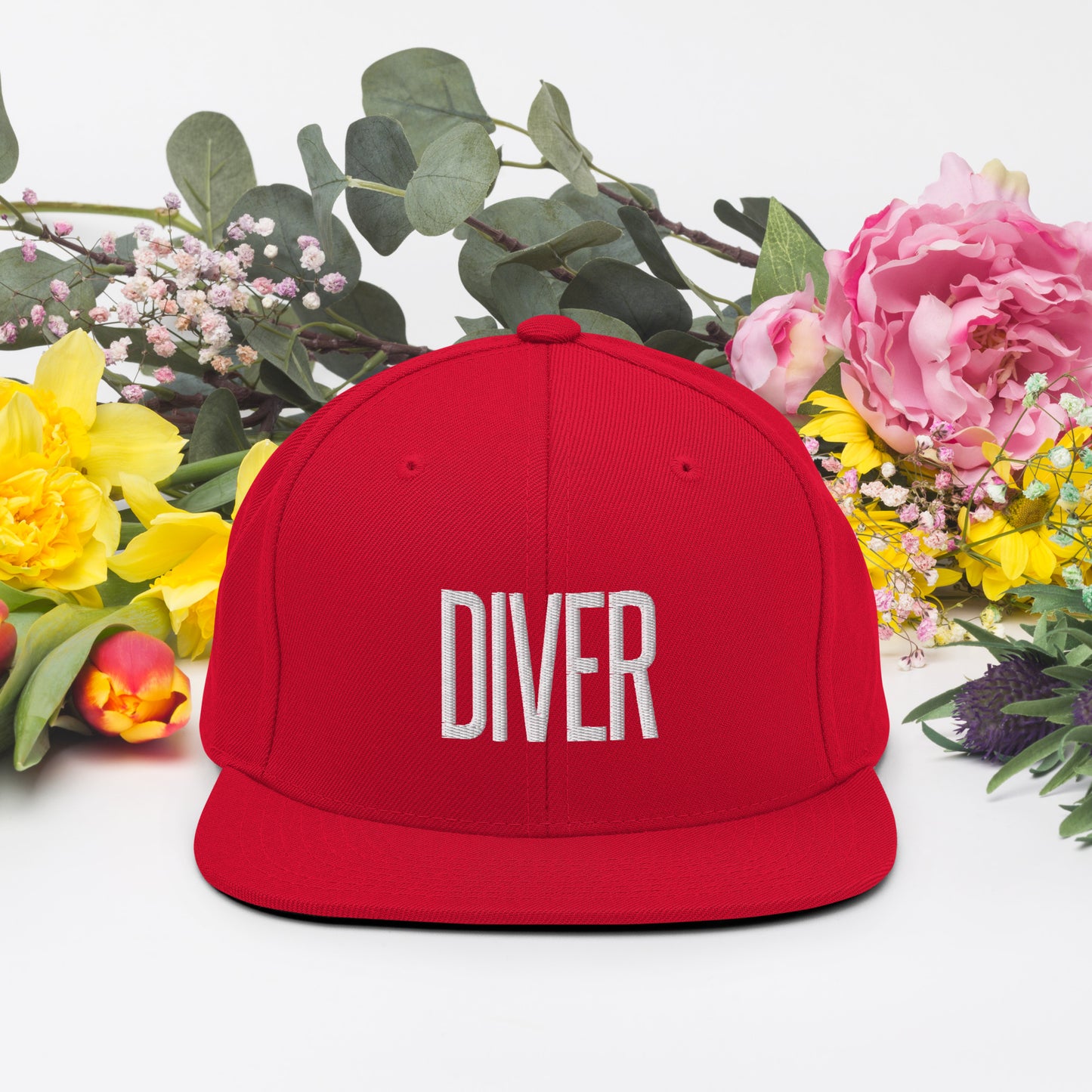 Embroidered Careers Cap: DIVER