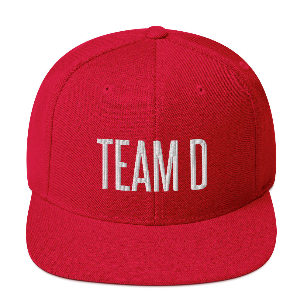 Embroidered Careers Cap: TEAM D