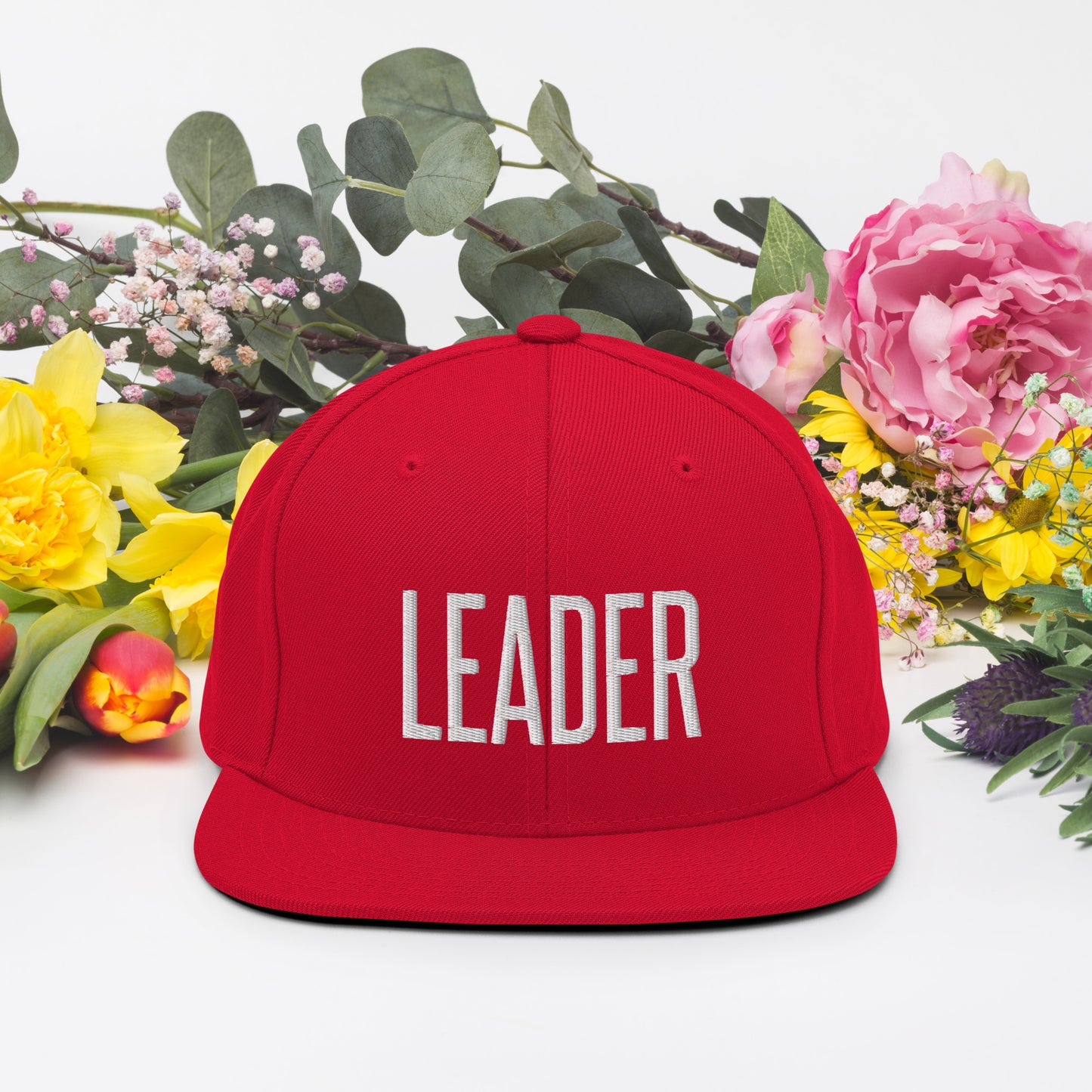 Embroidered Careers Cap: LEADER