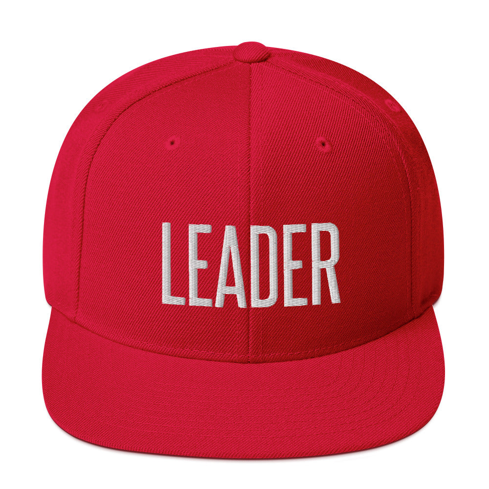 Embroidered Careers Cap: LEADER