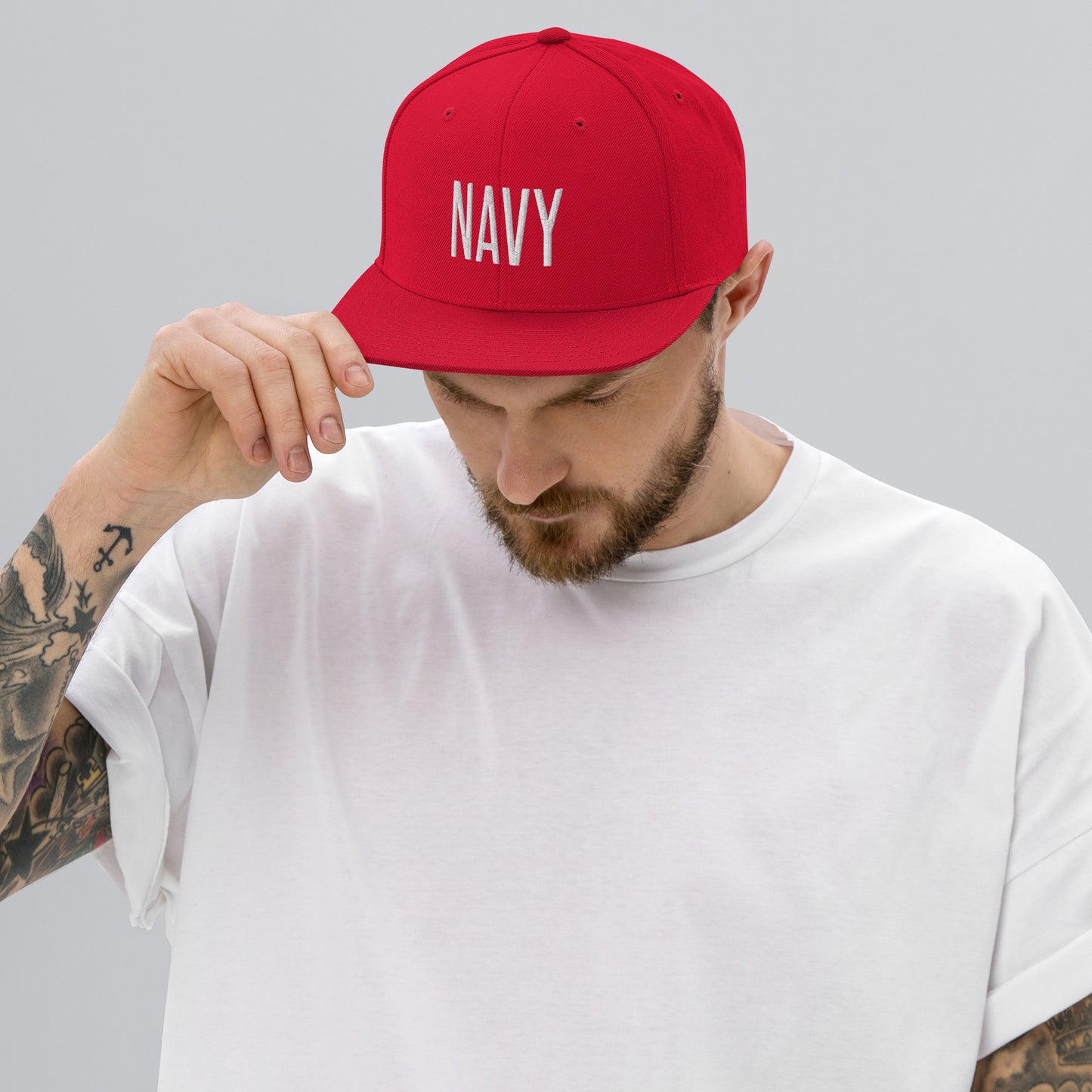 Embroidered Careers Cap: NAVY