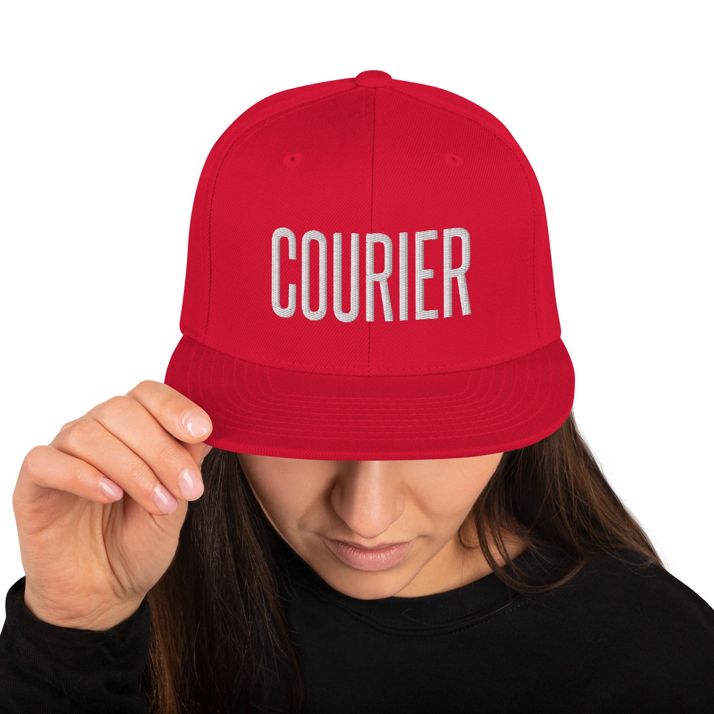 Embroidered Careers Cap: COURIER