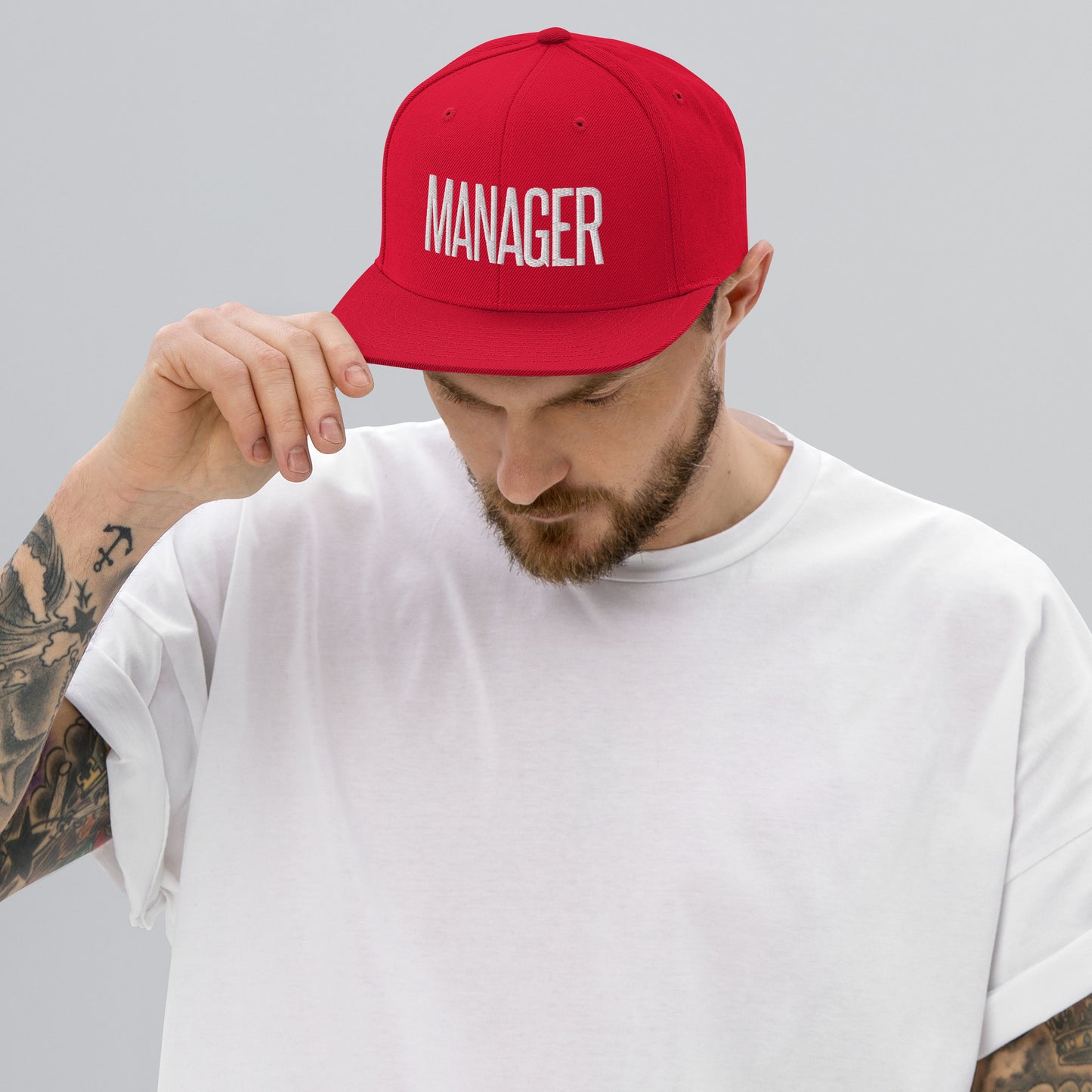 Embroidered Careers Cap: MANAGER